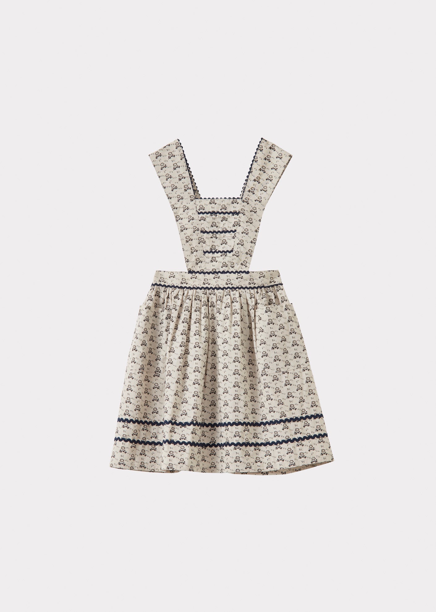 CAROLA GIRL'S COTTON SKIRT - POLKA DOT FLORAL