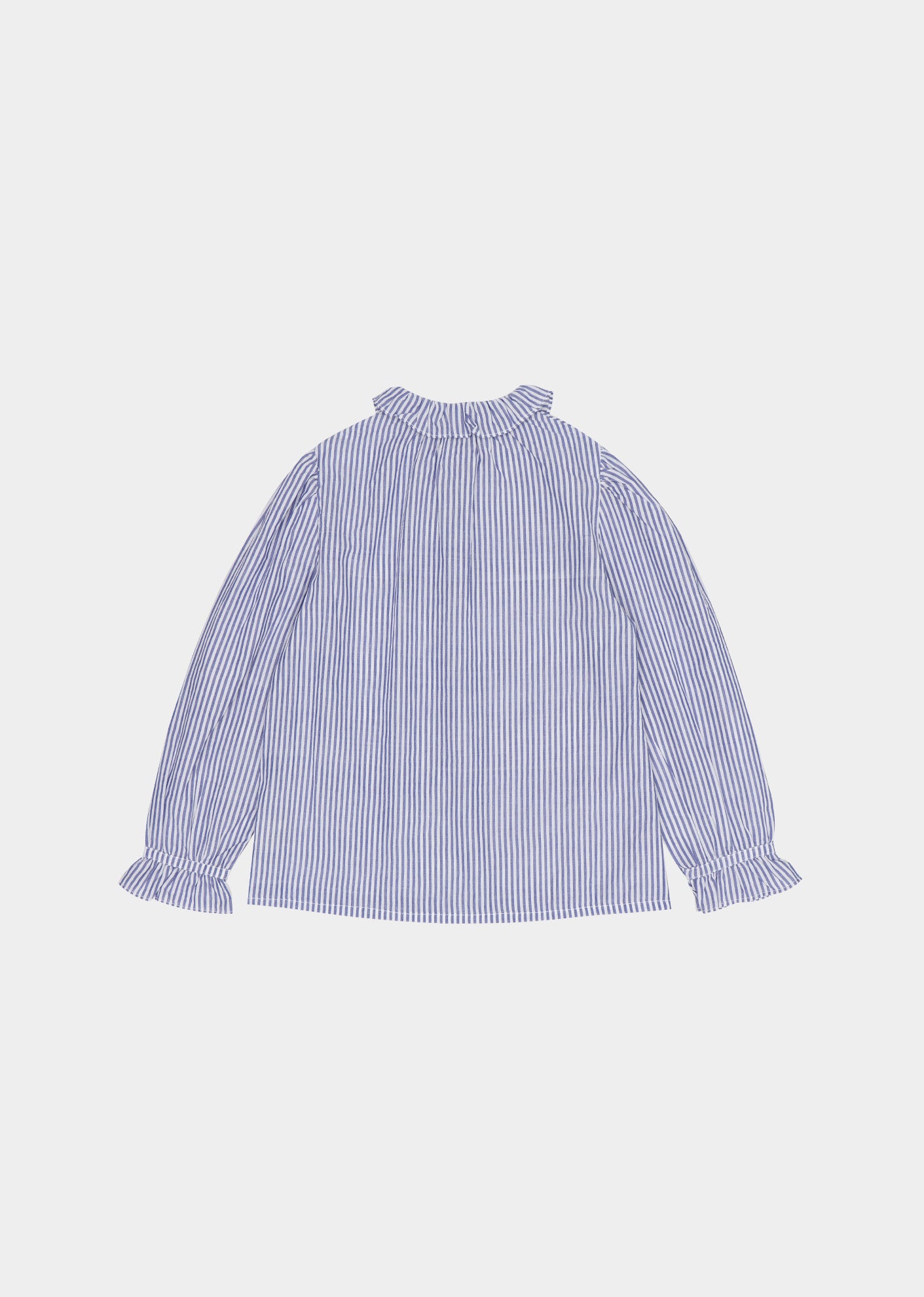 CAULIFLOWER BLOUSE - BLUE STRIPE