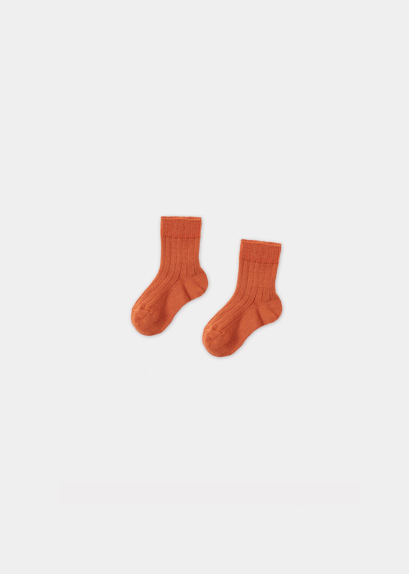 BABY RIB ANKLE SOCKS - BOULEAU