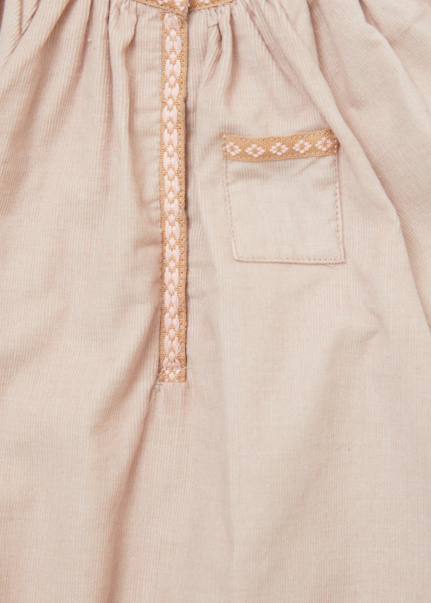 POPULUS BABY GIFTING ROMPER - SHELL PINK