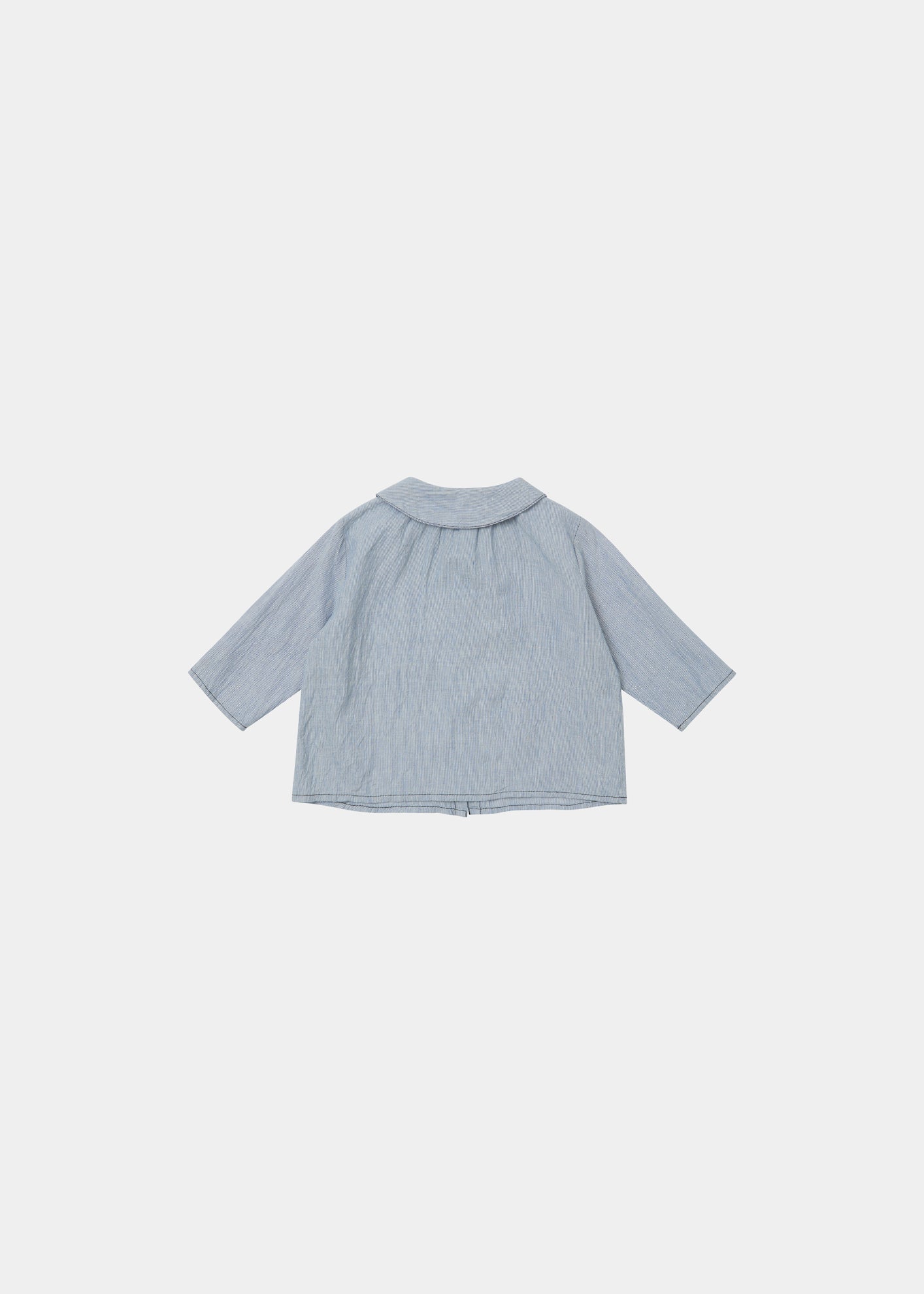 ALOE BABY SHIRT - BLUE/WHITE STRIPE