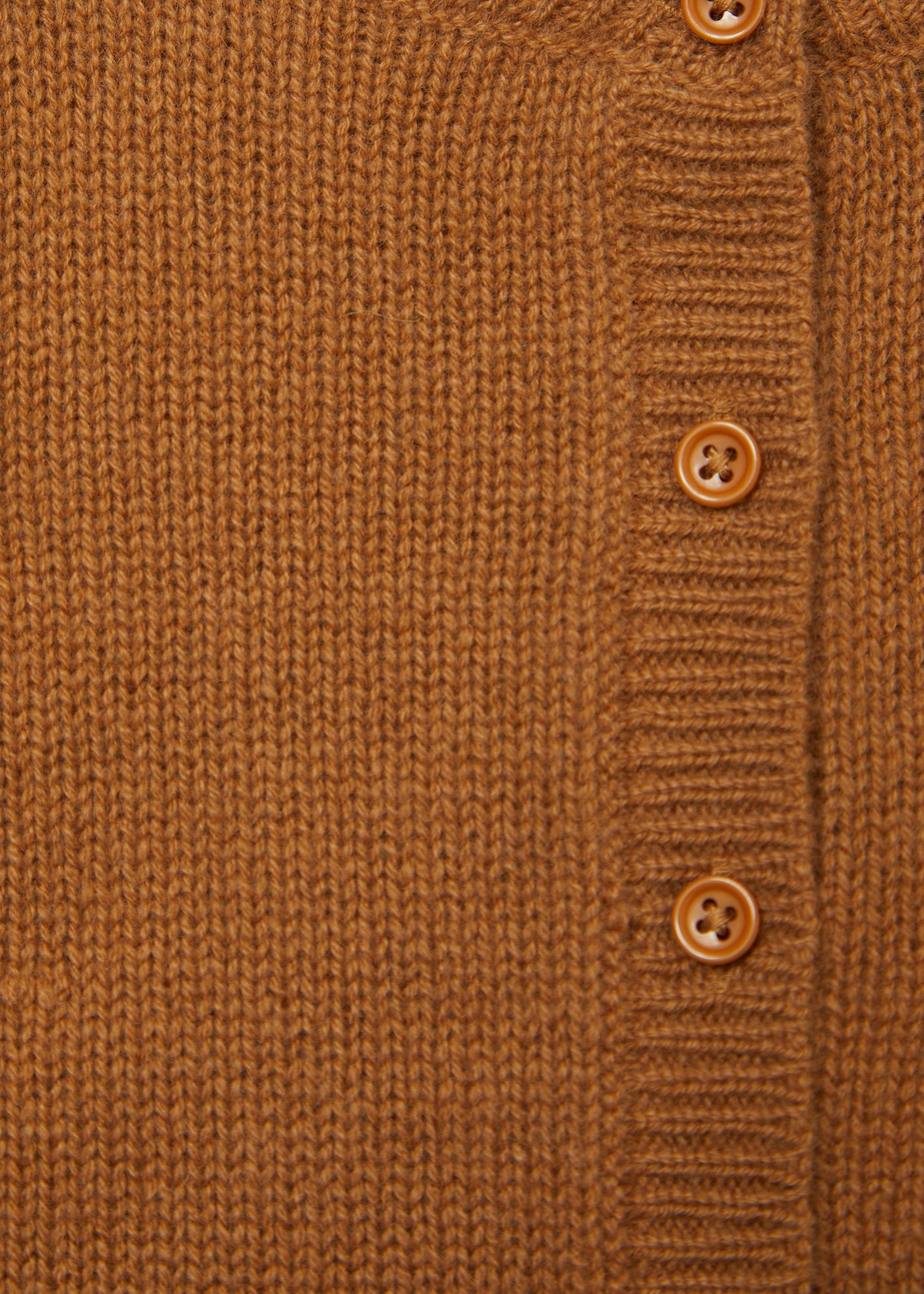 ROSA BABY CARDIGAN - TOFFEE