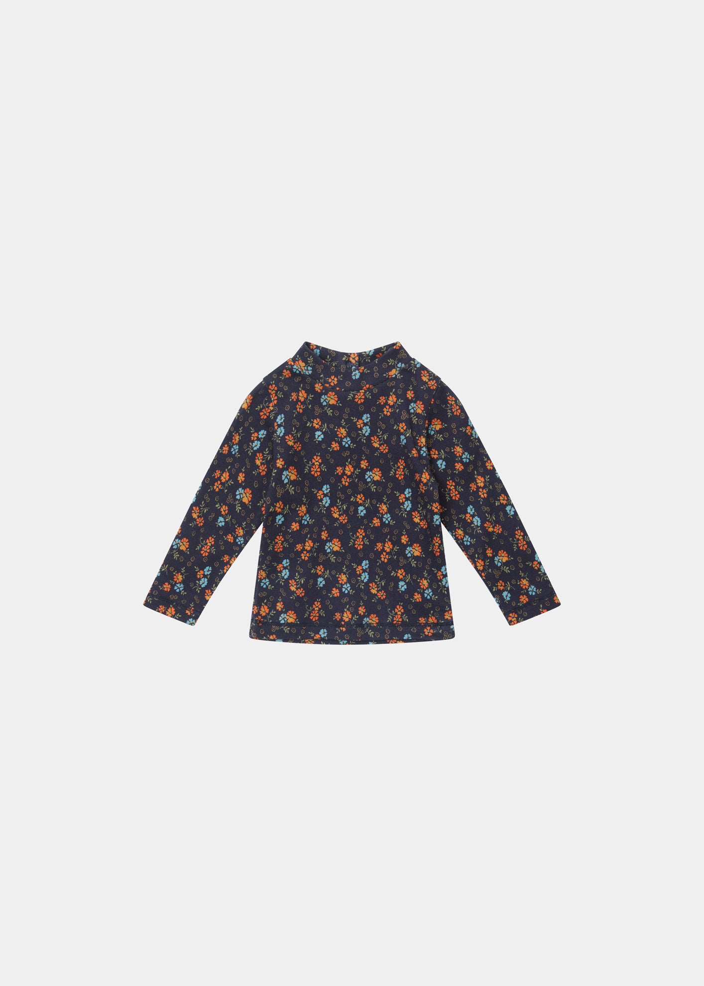 FORGO BABY TOP - NAVY DITSY FLORAL