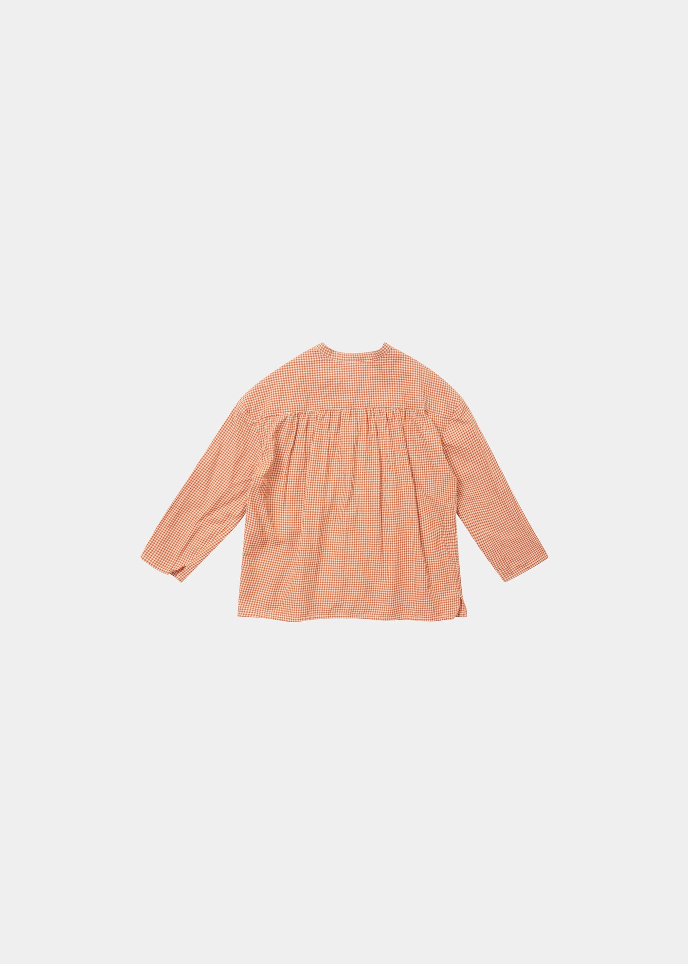 ADONIS SHIRT - ORANGE CHECK