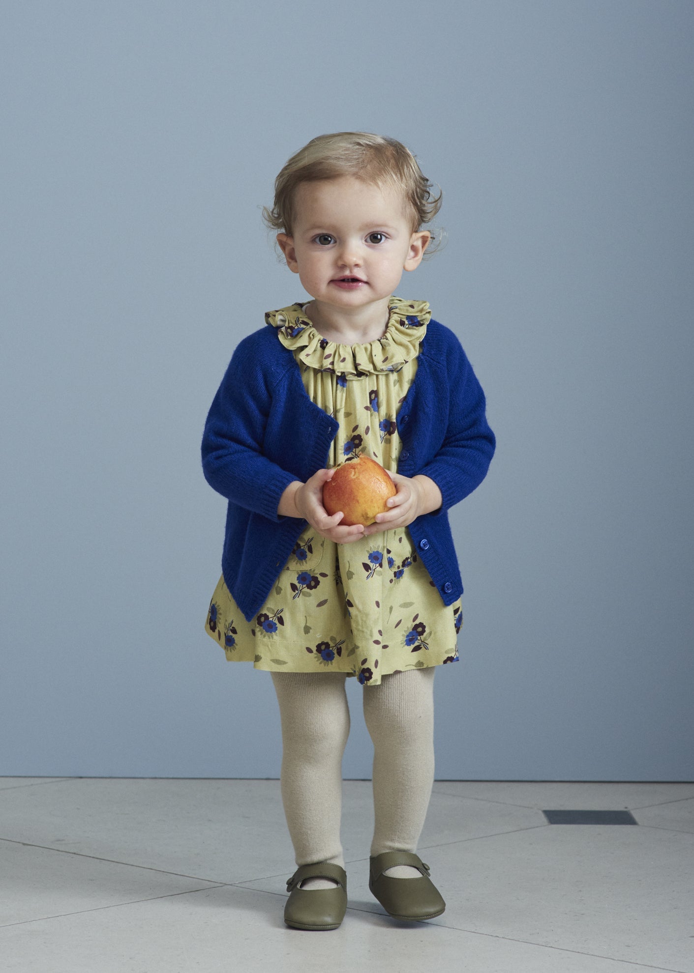NATTA BABY DRESS - YELLOW THISTLE