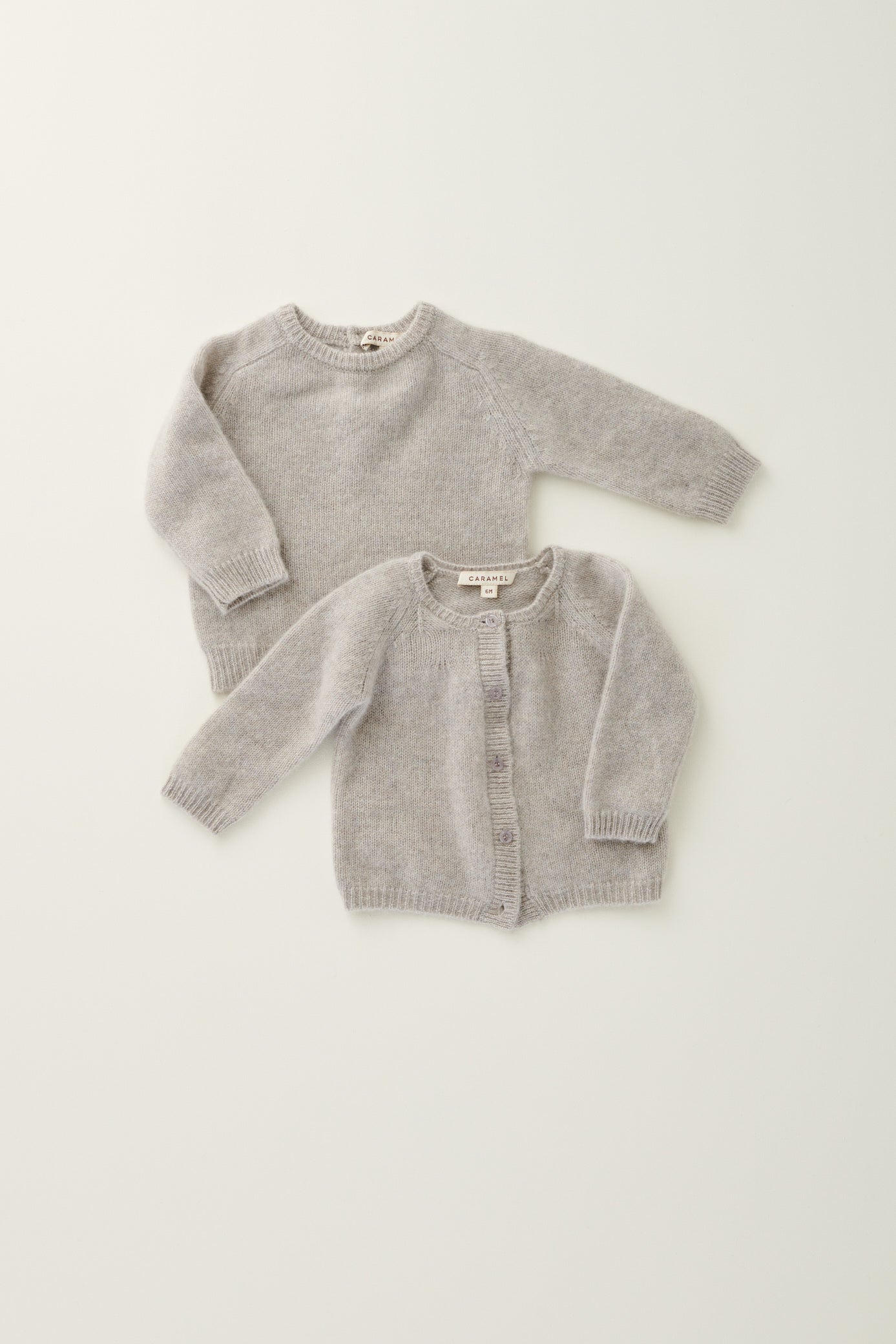 ROSA BABY CARDIGAN - STONE