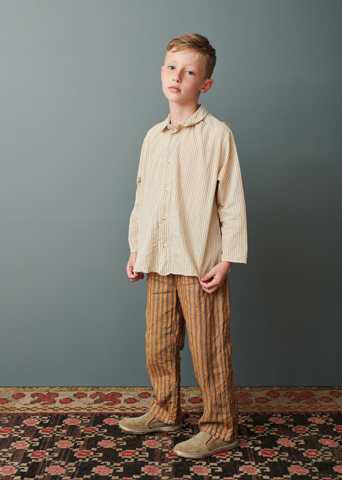 ALOE SHIRT - PIN STRIPE
