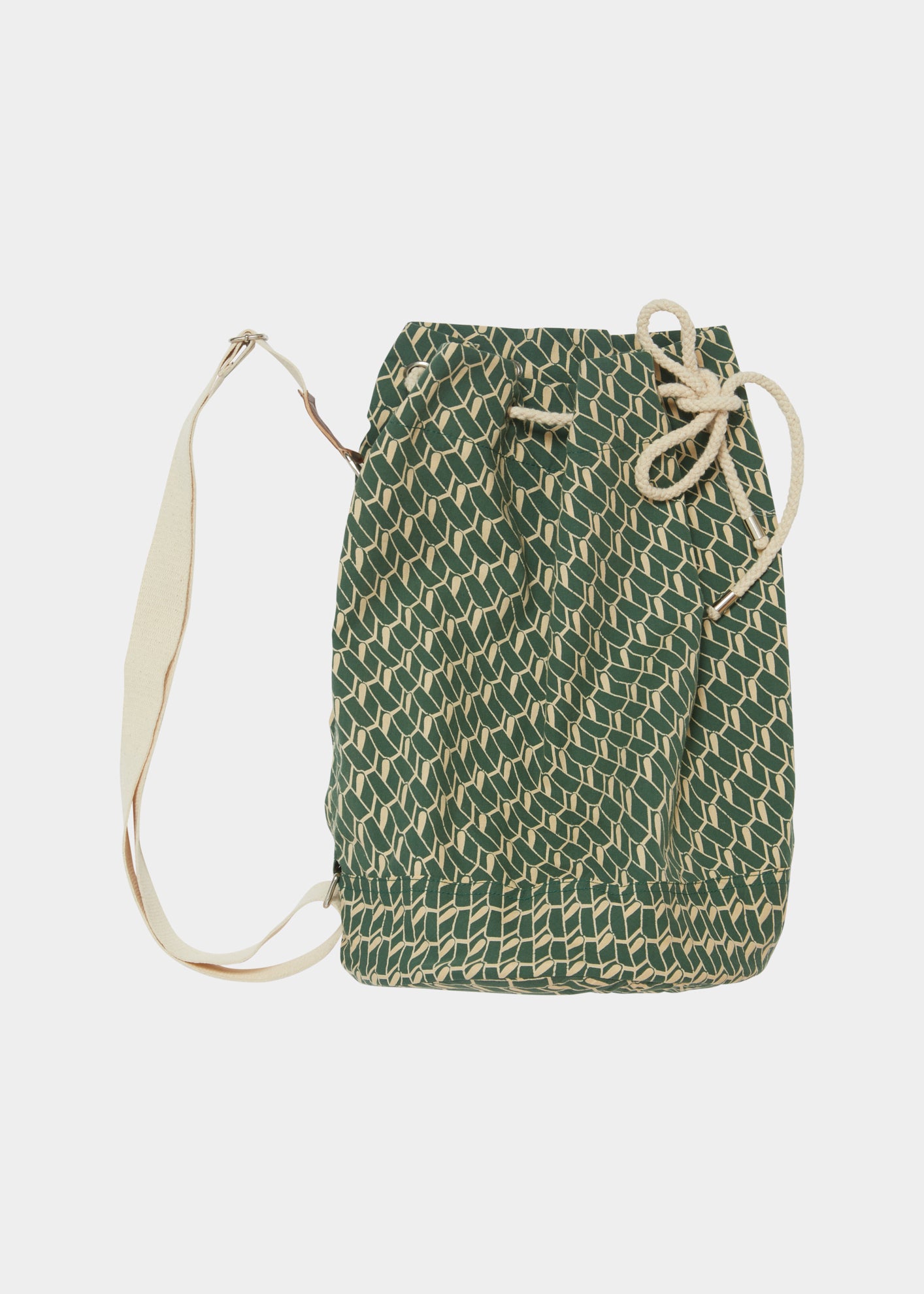 KALIMERI DUFFLE BAG - EMERALD GEO PRINT
