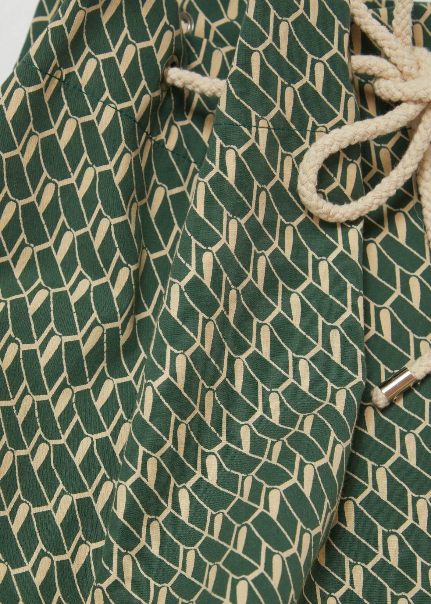 KALIMERI DUFFLE BAG - EMERALD GEO PRINT