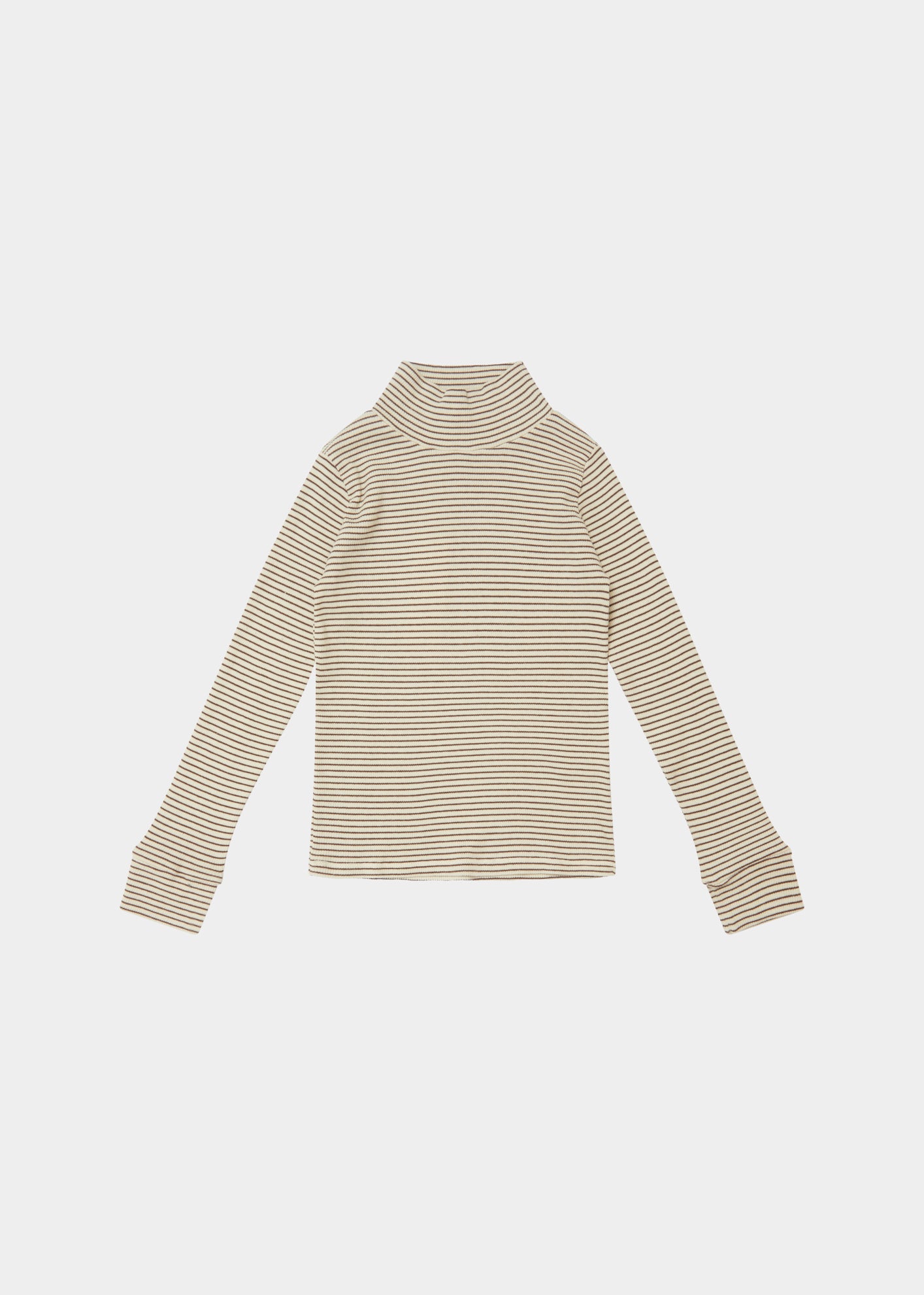 FORGO TOP - CREAM/CHOCOLATE STRIPE