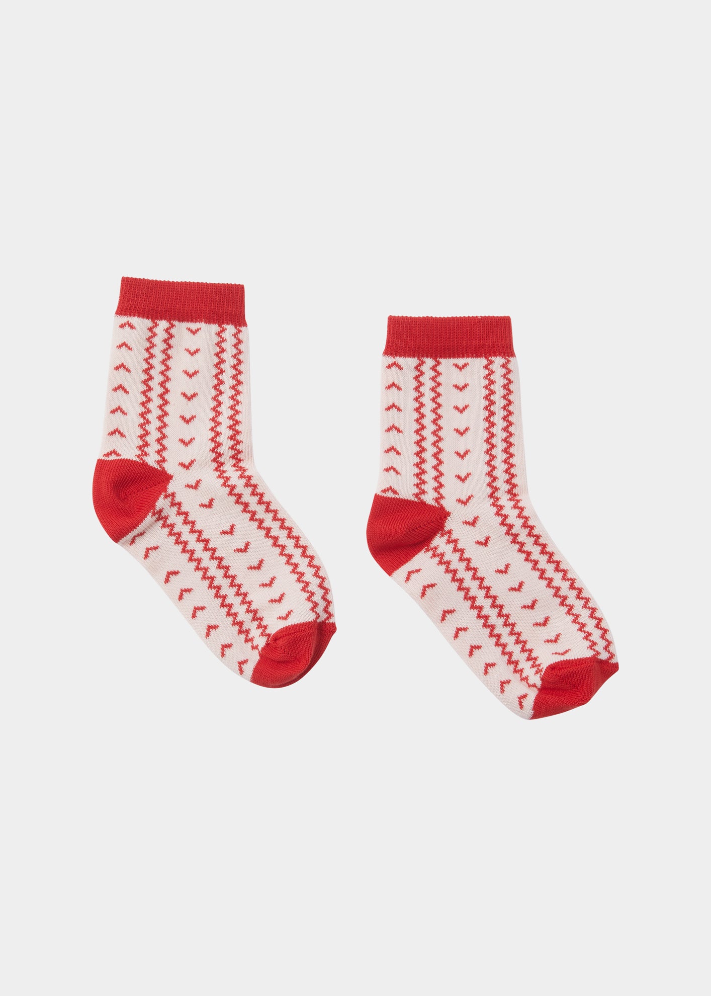 CHILD RIB SOCKS - RASPBERRY