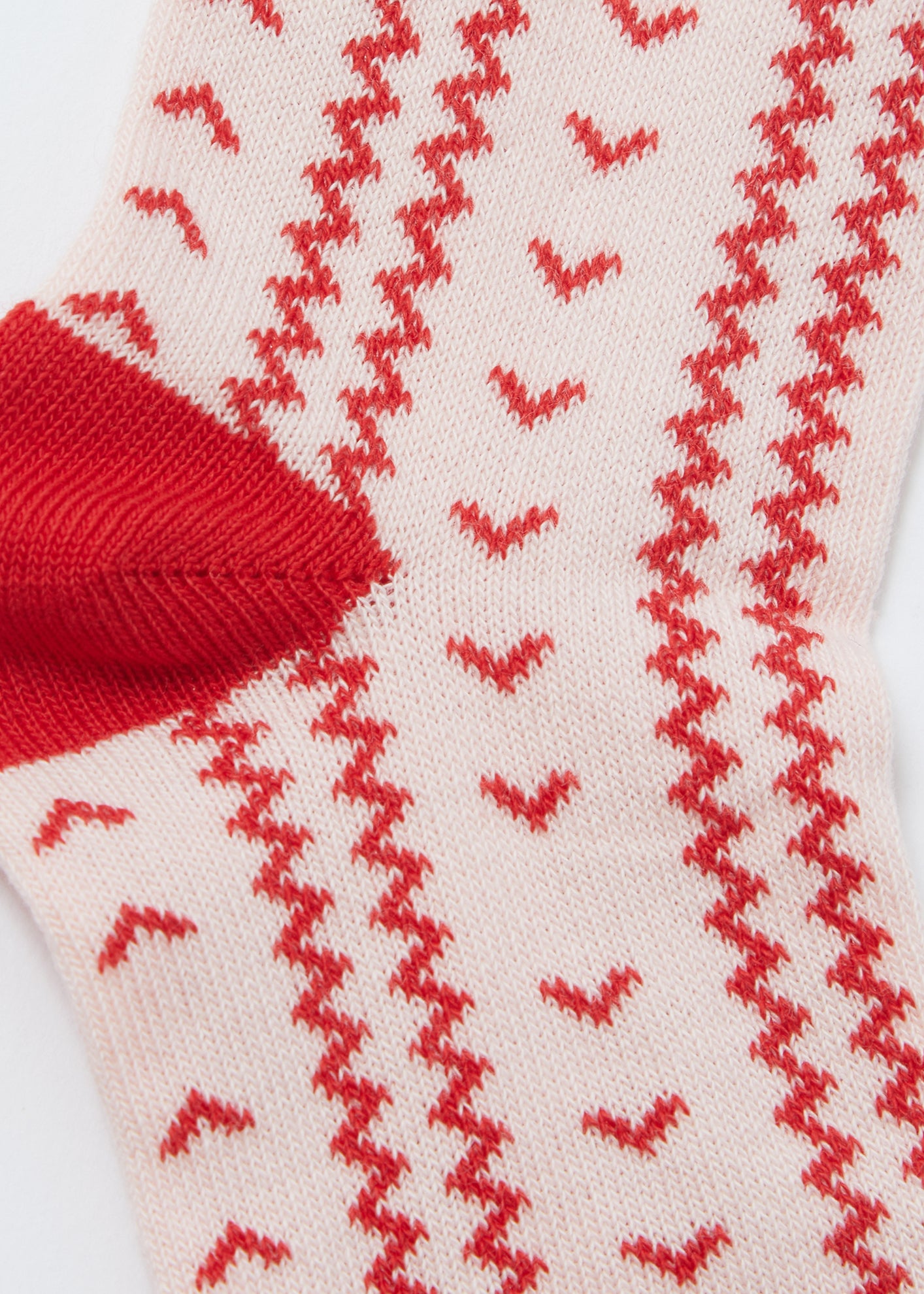 CHILD RIB SOCKS - RASPBERRY