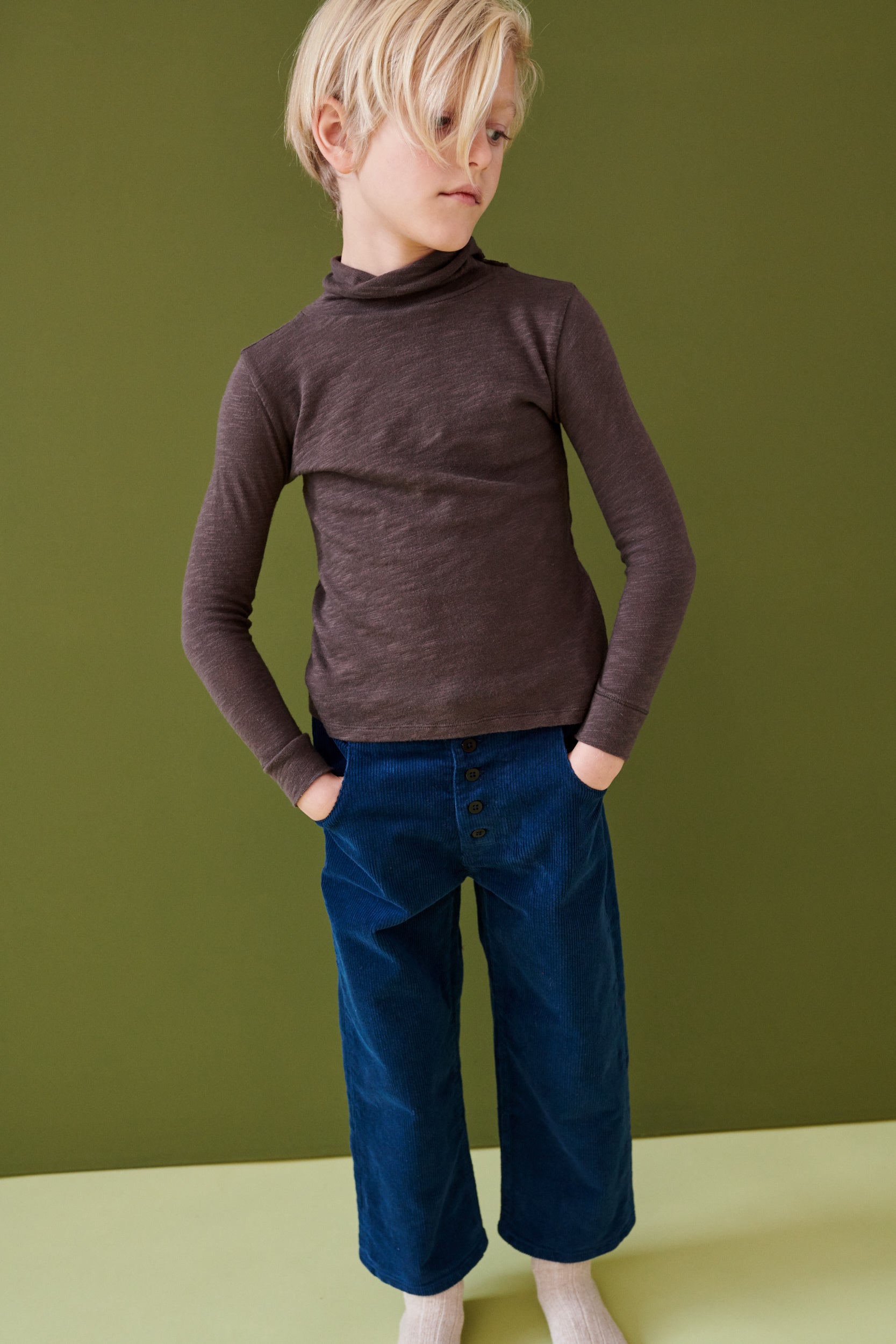 ERODIUM TROUSER - NAVY