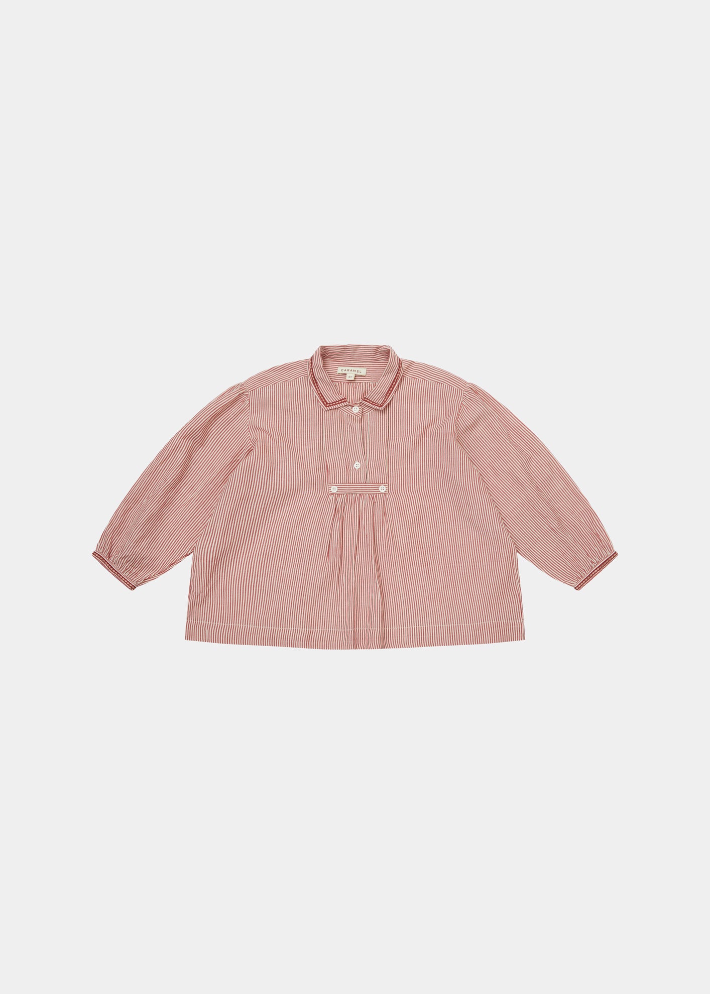SNOWBERRY SHIRT - RED STRIPE