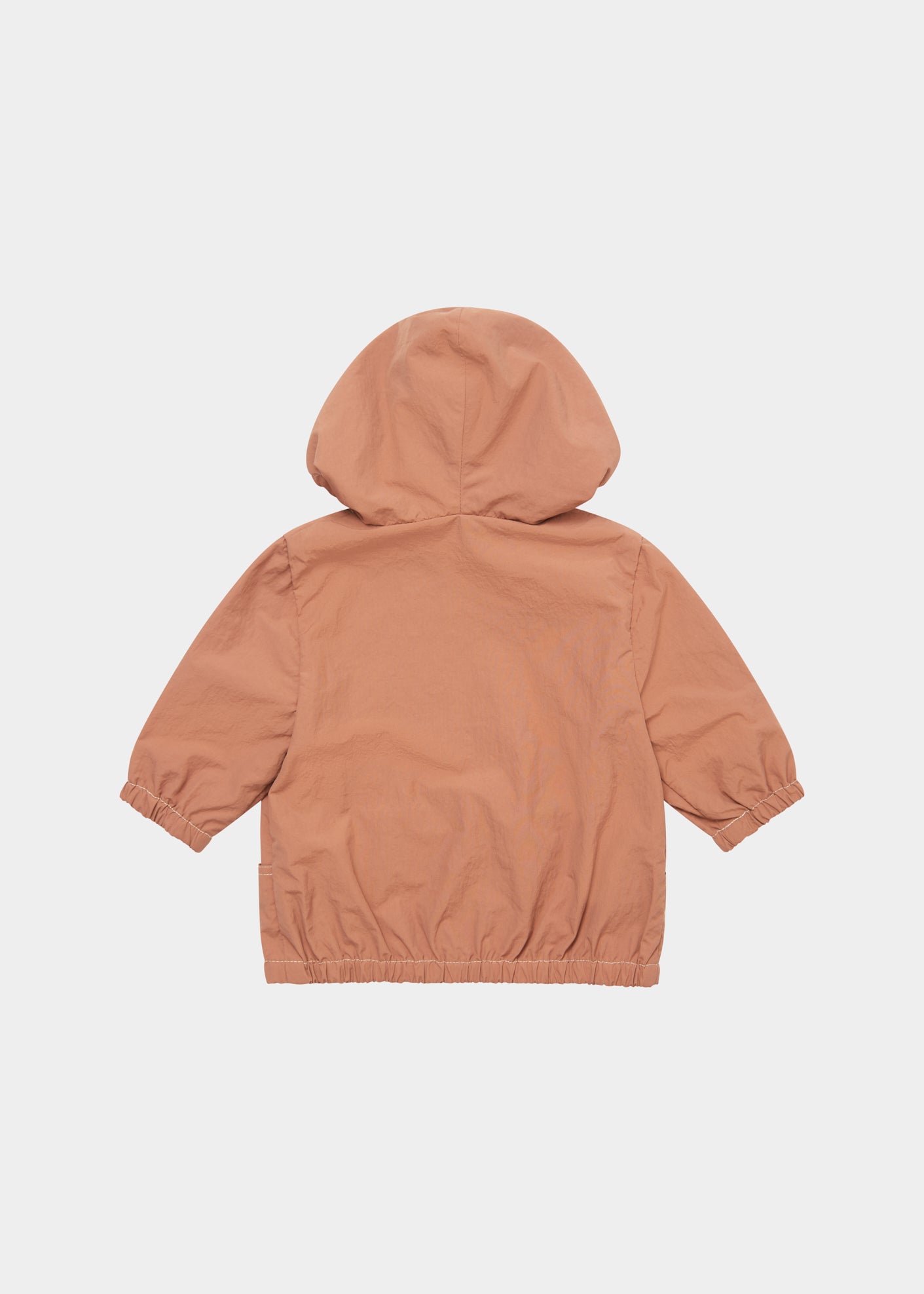 LEDUM BABY HOODED COAT - ROSE CANVAS