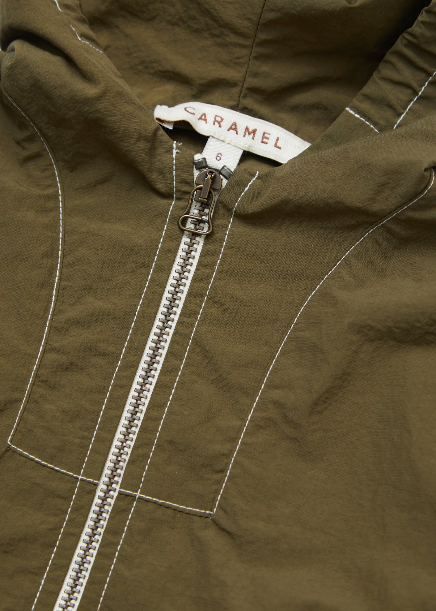 LEDUM BABY HOODED COAT - TAUPE