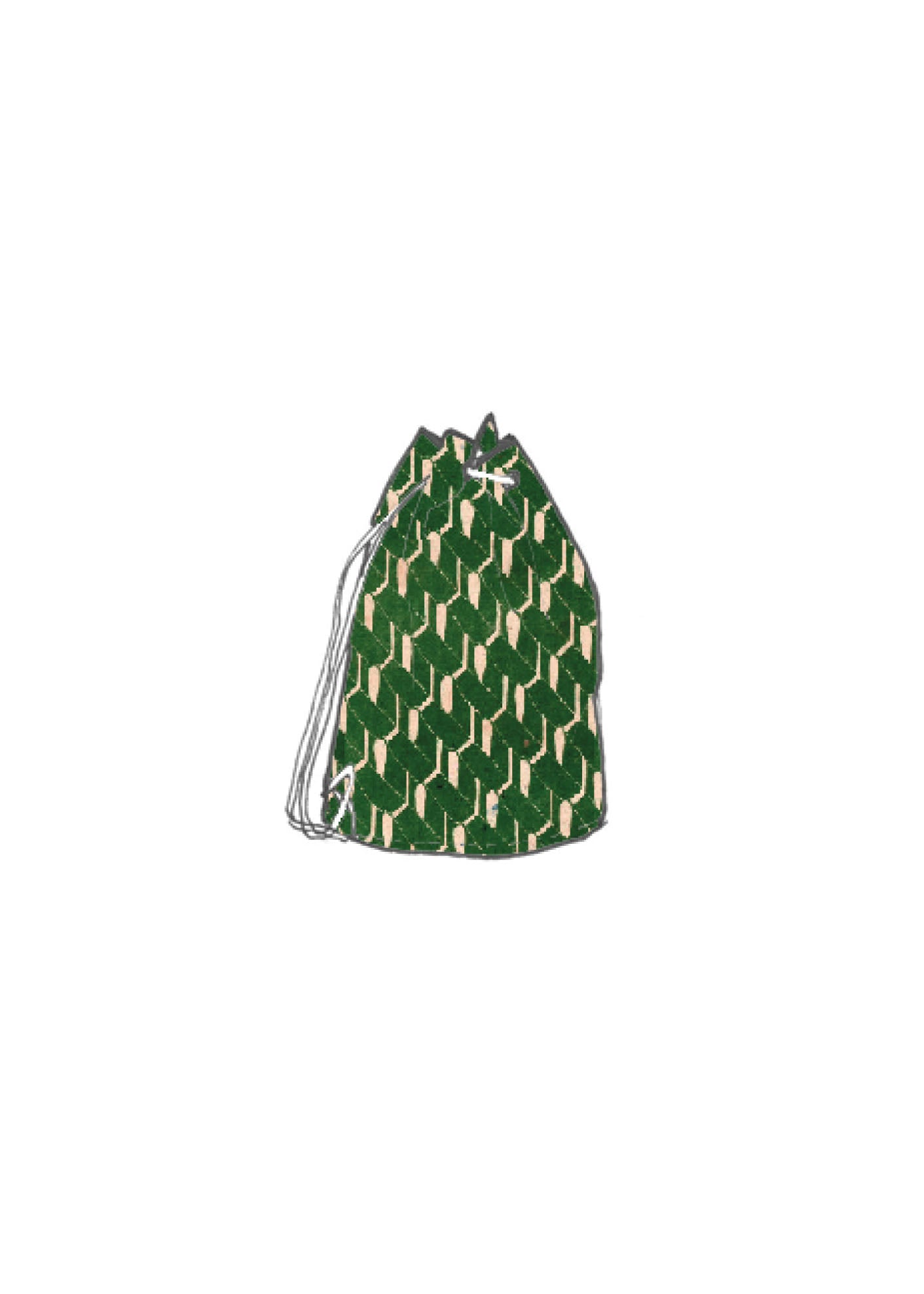 KALIMERI DUFFLE BAG - EMERALD GEO PRINT