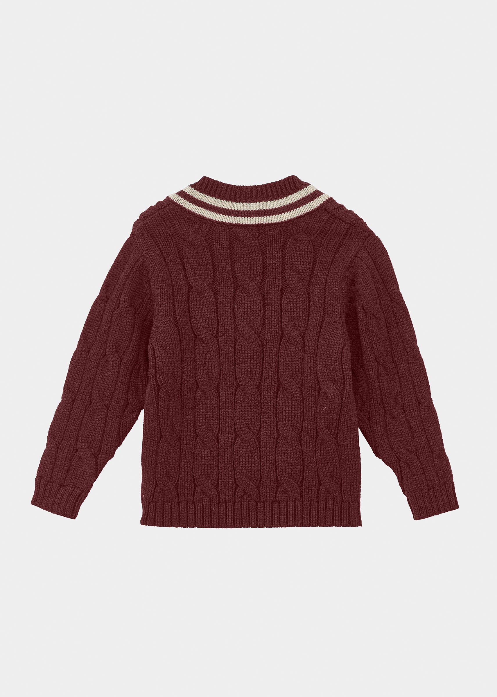 NOTTINGHAM CHILDREN'S KNIT JUMPER - BROWN