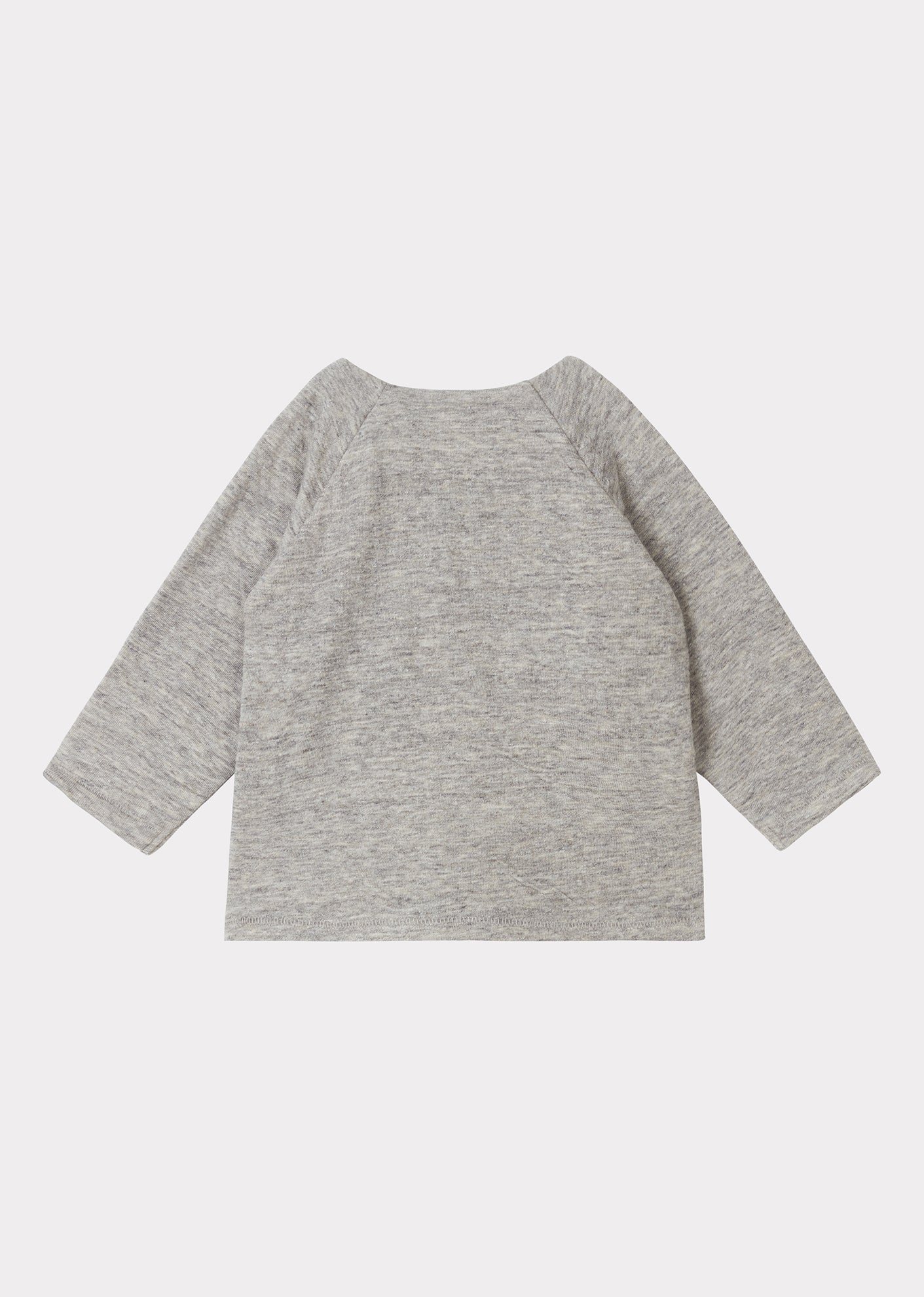 POCHARD GIFTING WRAP CARDIGAN - GREY MELANGE