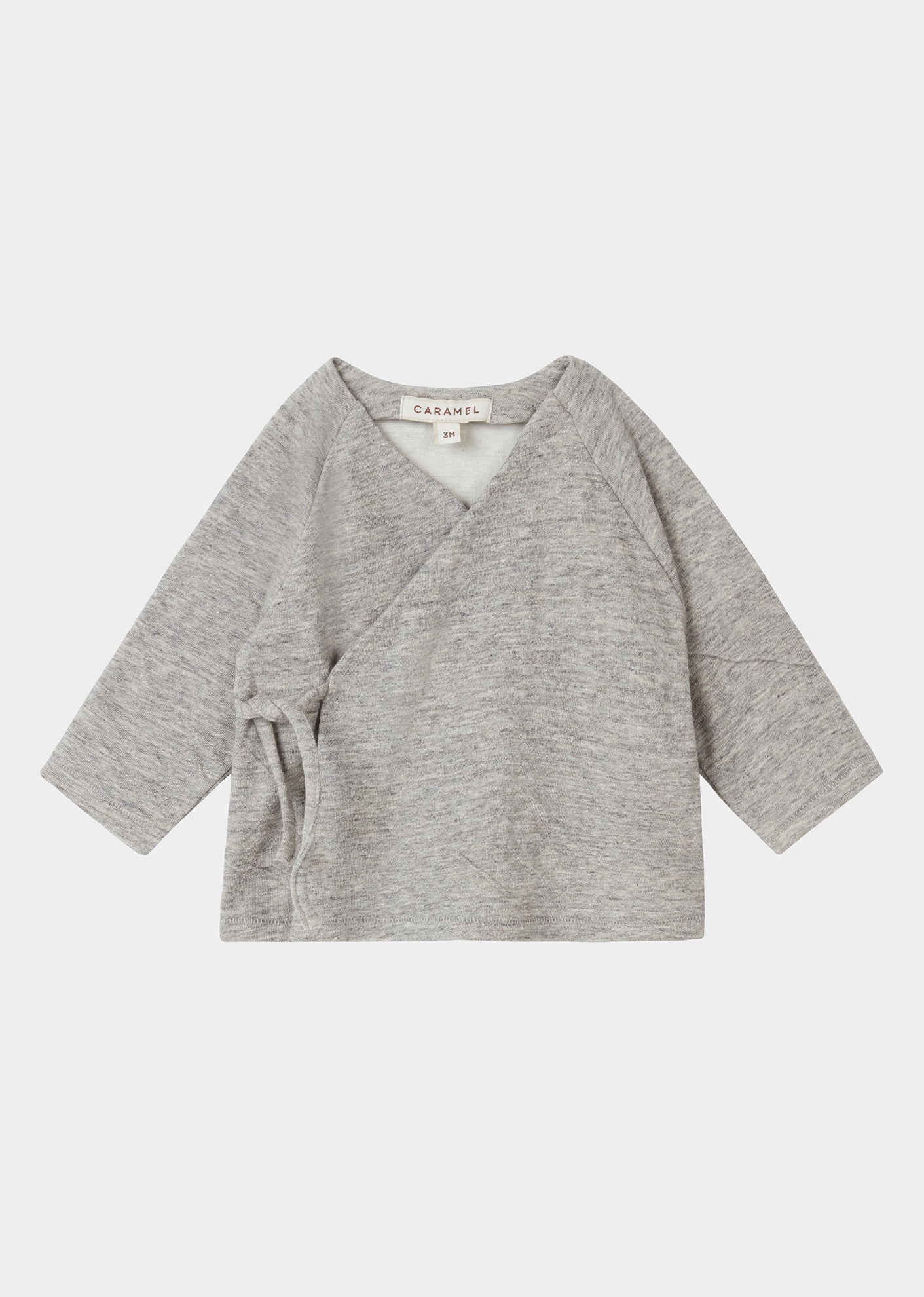 POCHARD GIFTING WRAP CARDIGAN - GREY MELANGE