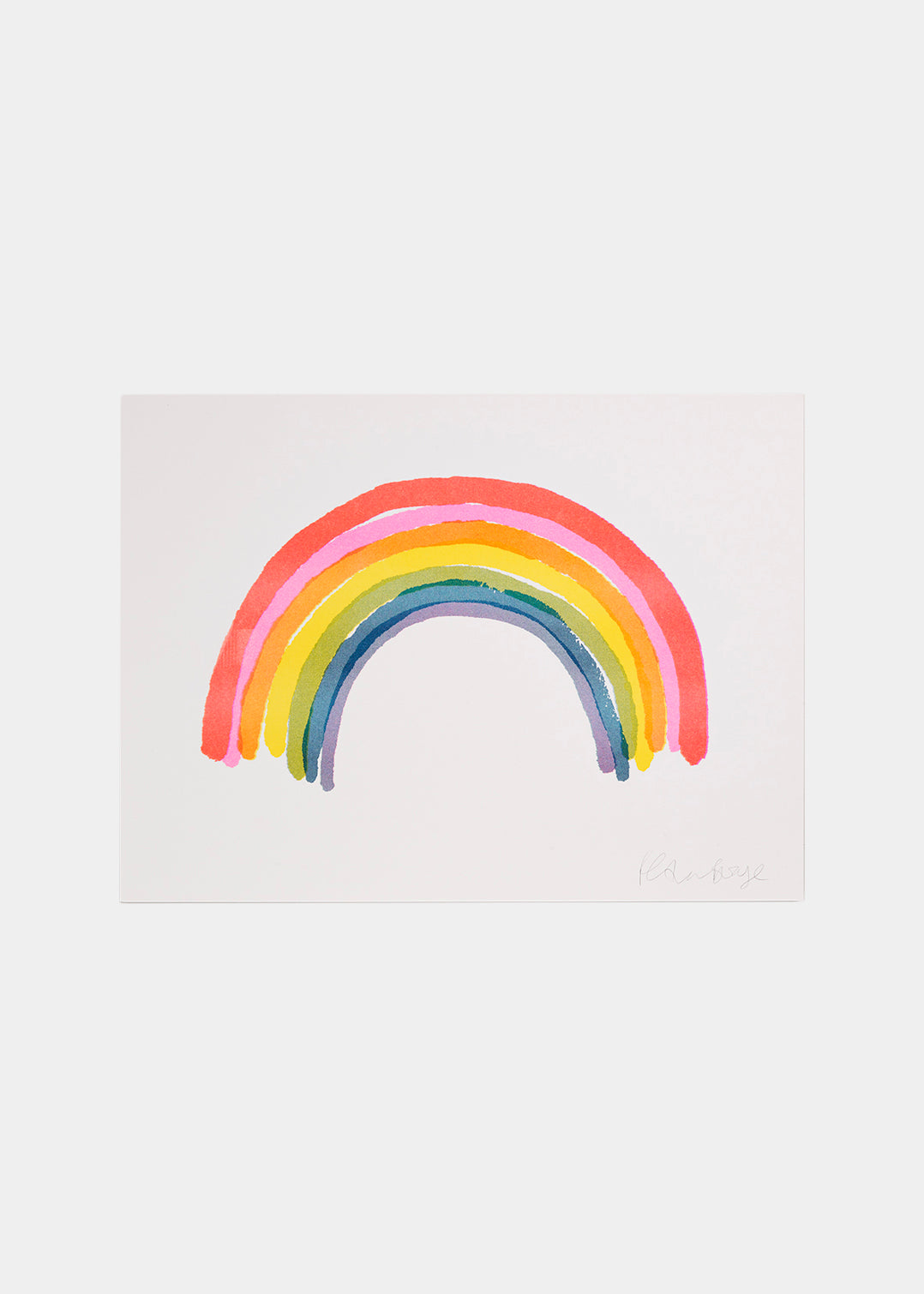 PETRA BOASE RAINBOW RISOGRAPGH PRINT CARD