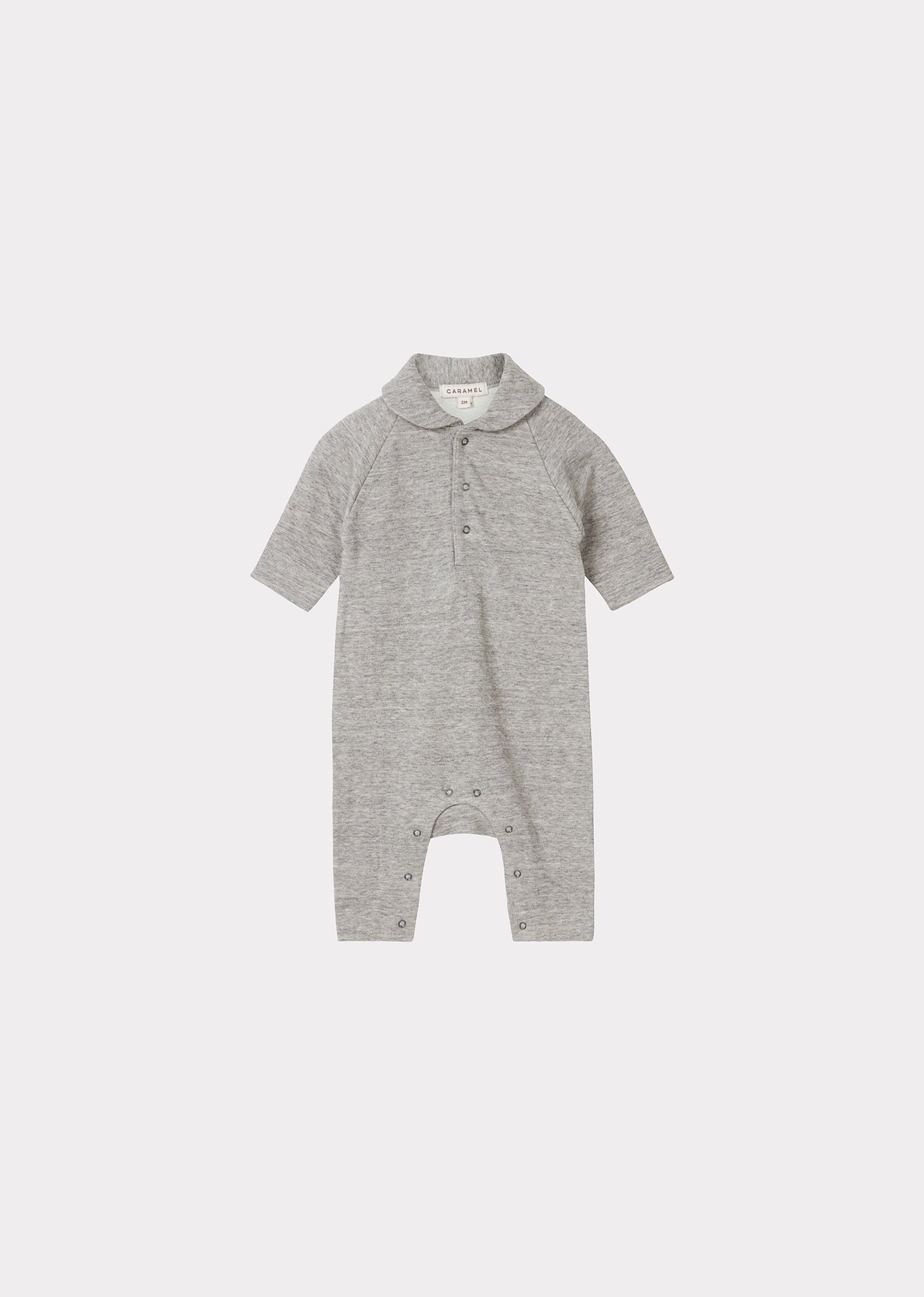 SMEW BABY ROMPER - GREY MELANGE