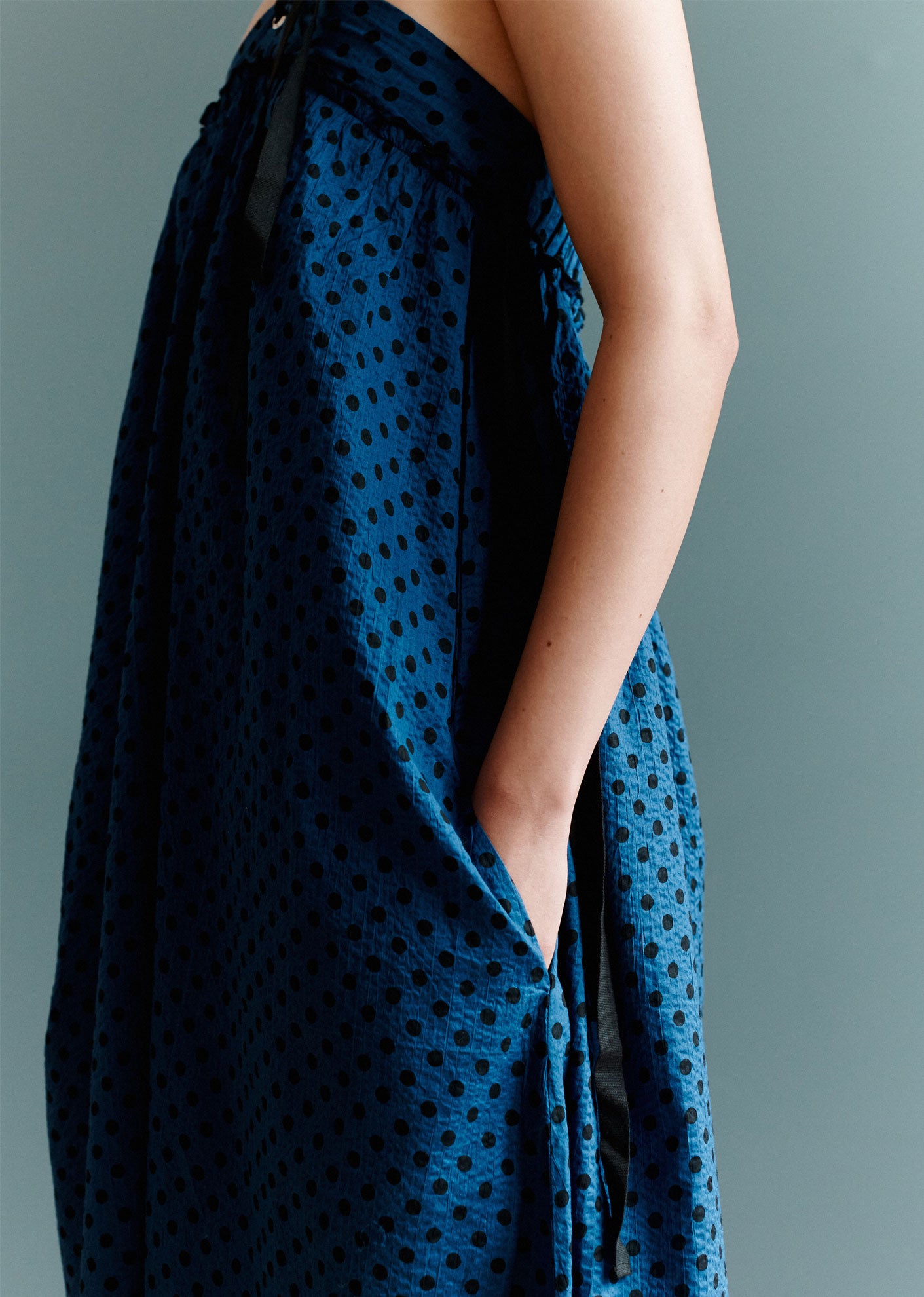 AGAVE DRESS WOMAN - BLACK POLKA DOT