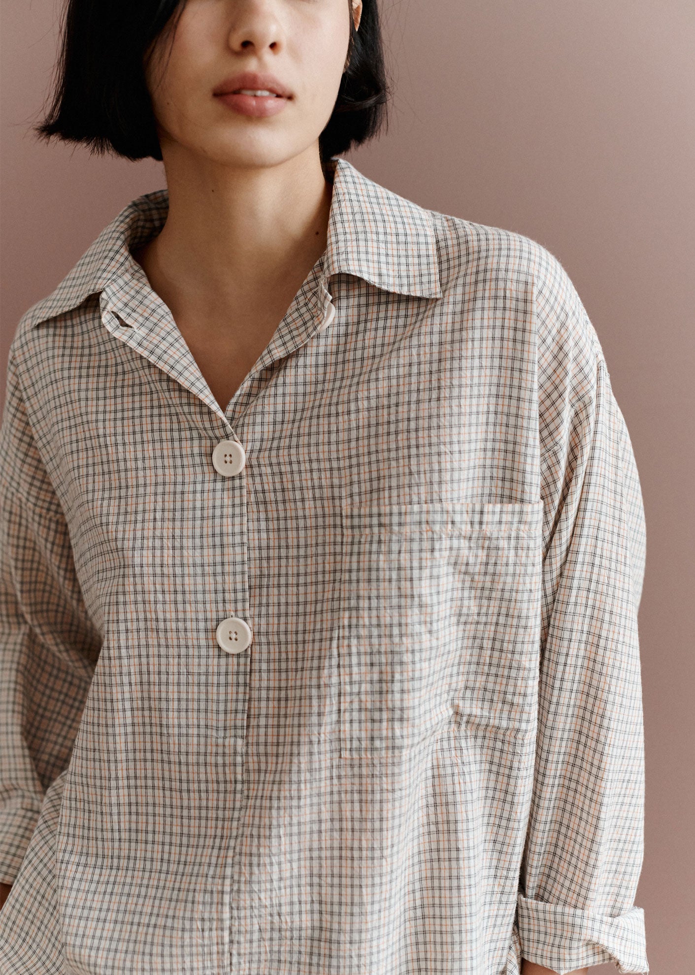 SS23---COTTON-SHIRT-ORANGE-CHECK-3