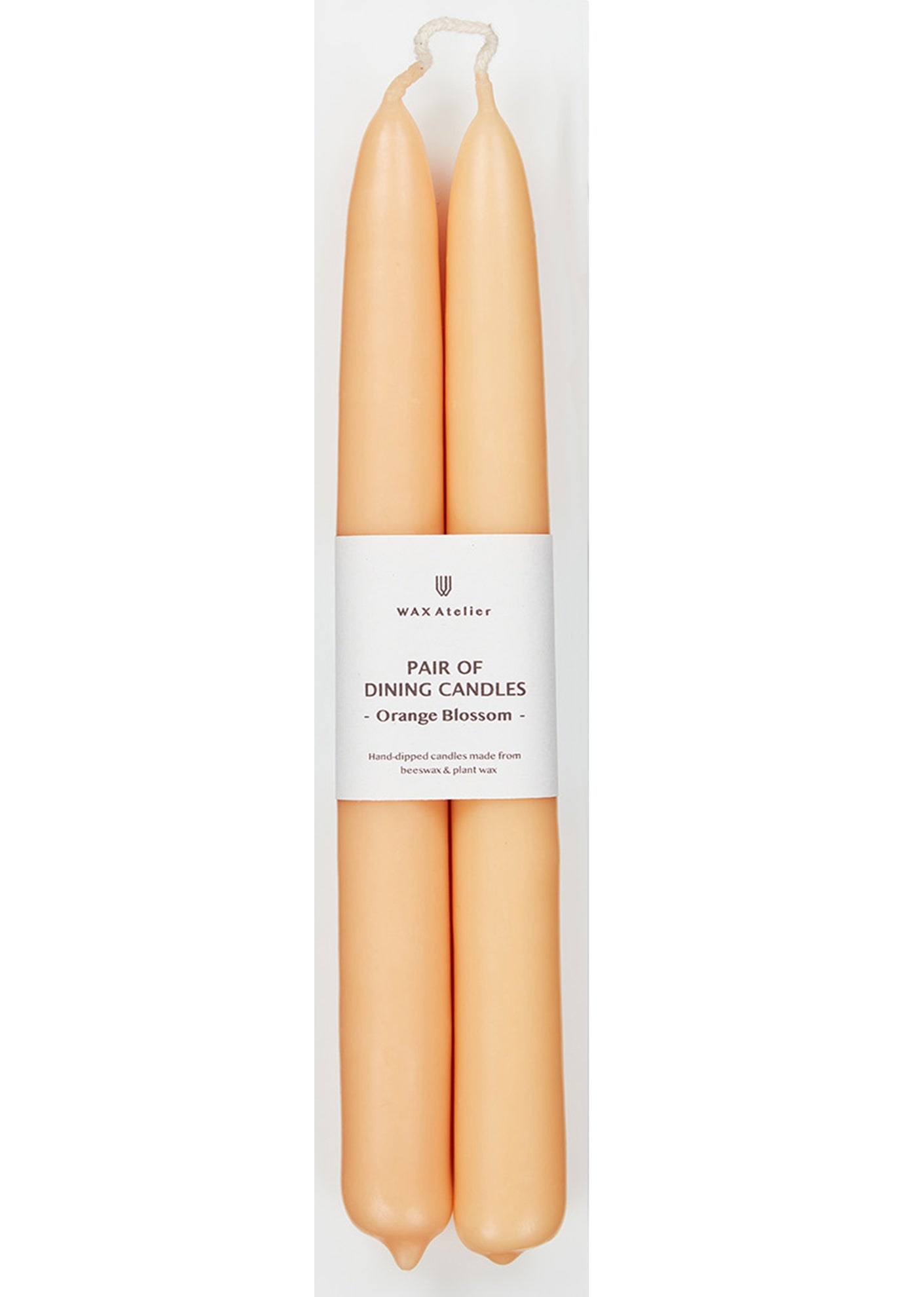 WAX ATELIER DINING CANDLE PAIR - ORANGE BLOSSOM 1