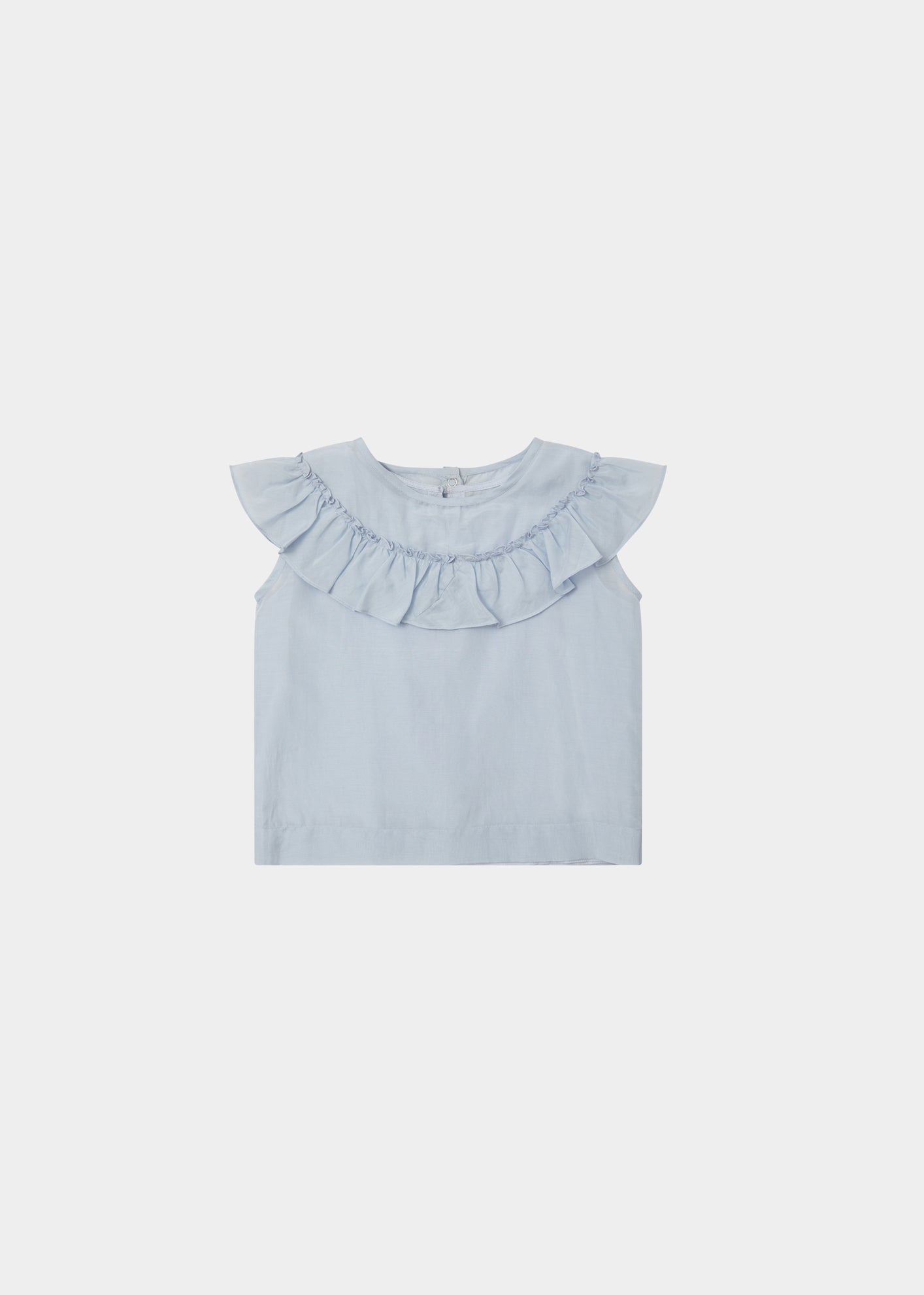 DUVALIA PARTY TOP - POWDER BLUE