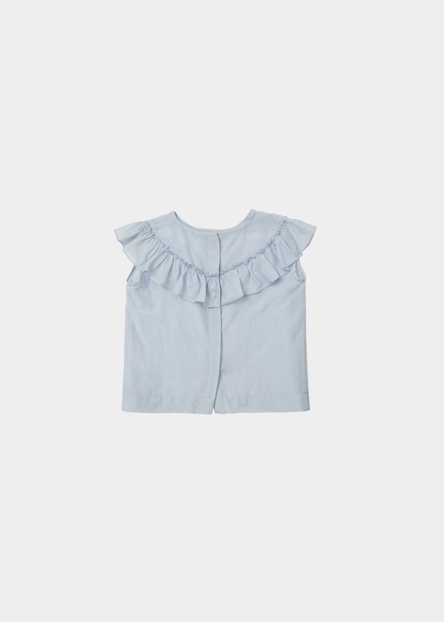 DUVALIA PARTY TOP - POWDER BLUE