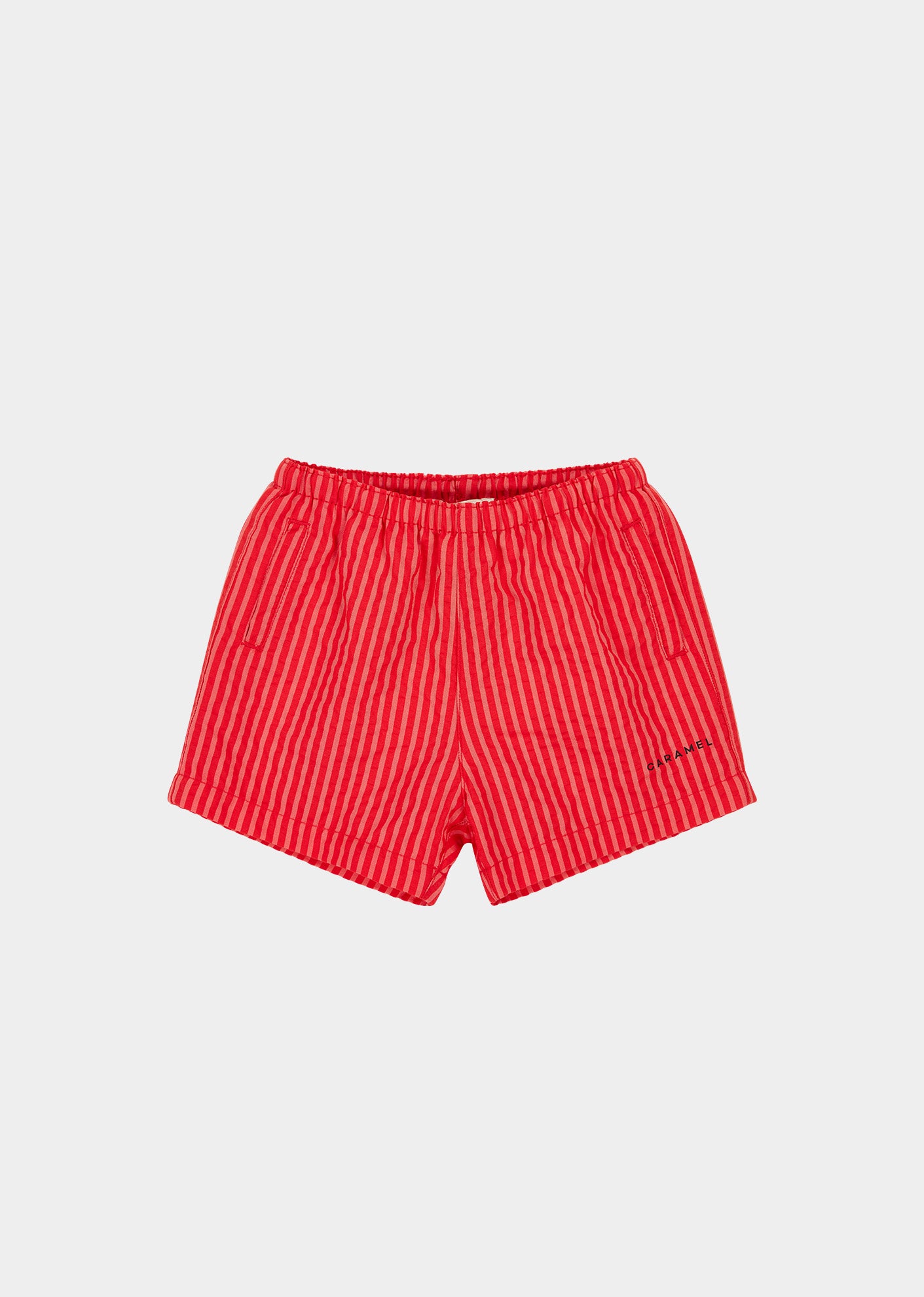 KOHLRABI SWIM SHORTS - RED STRIPE