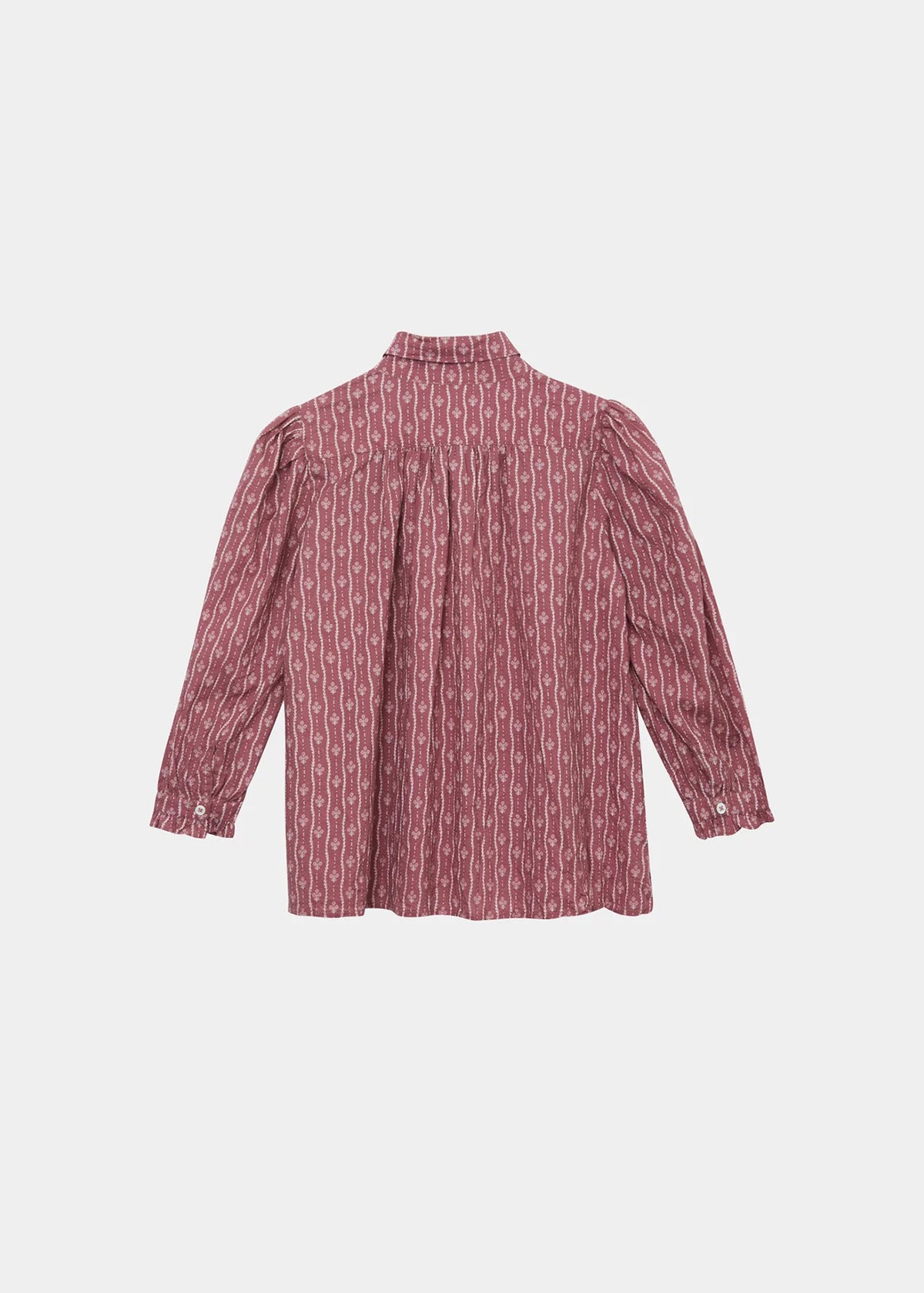 FOLSOM BLOUSE - TRELLIS PRINT