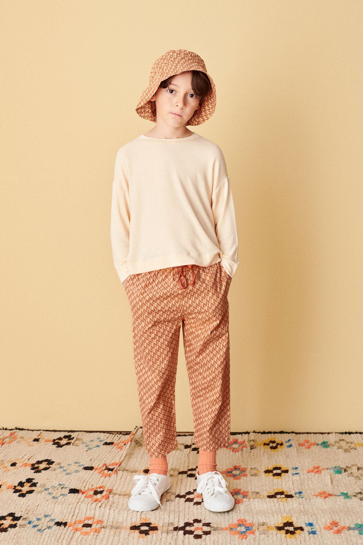 TODEA CHILDREN'S T-SHIRT - ECRU