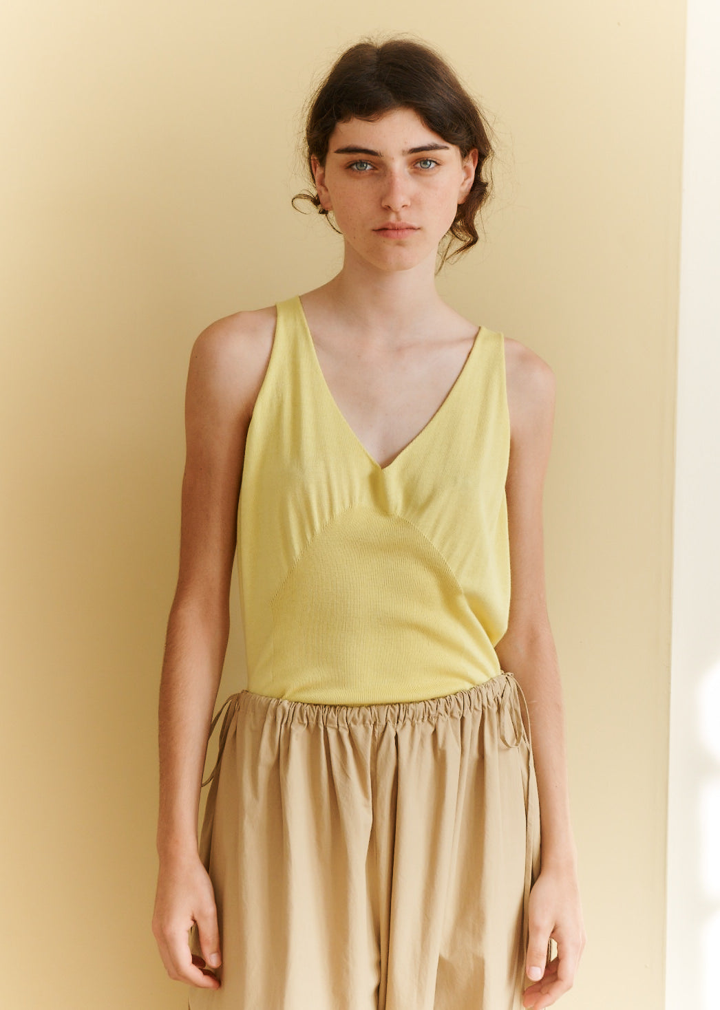 MENTHA VEST - SOFT YELLOW