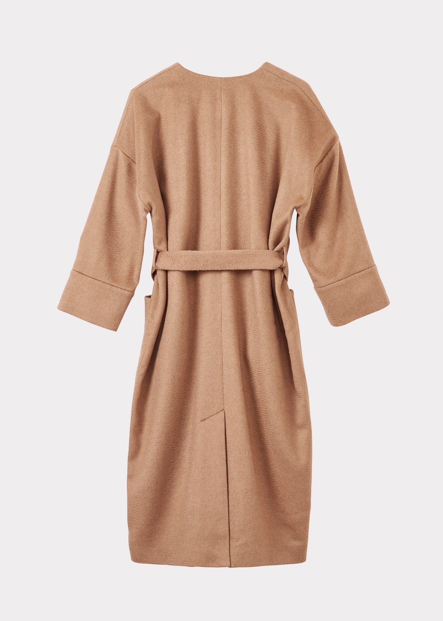 BLANKET COAT - BABY CAMEL HAIR