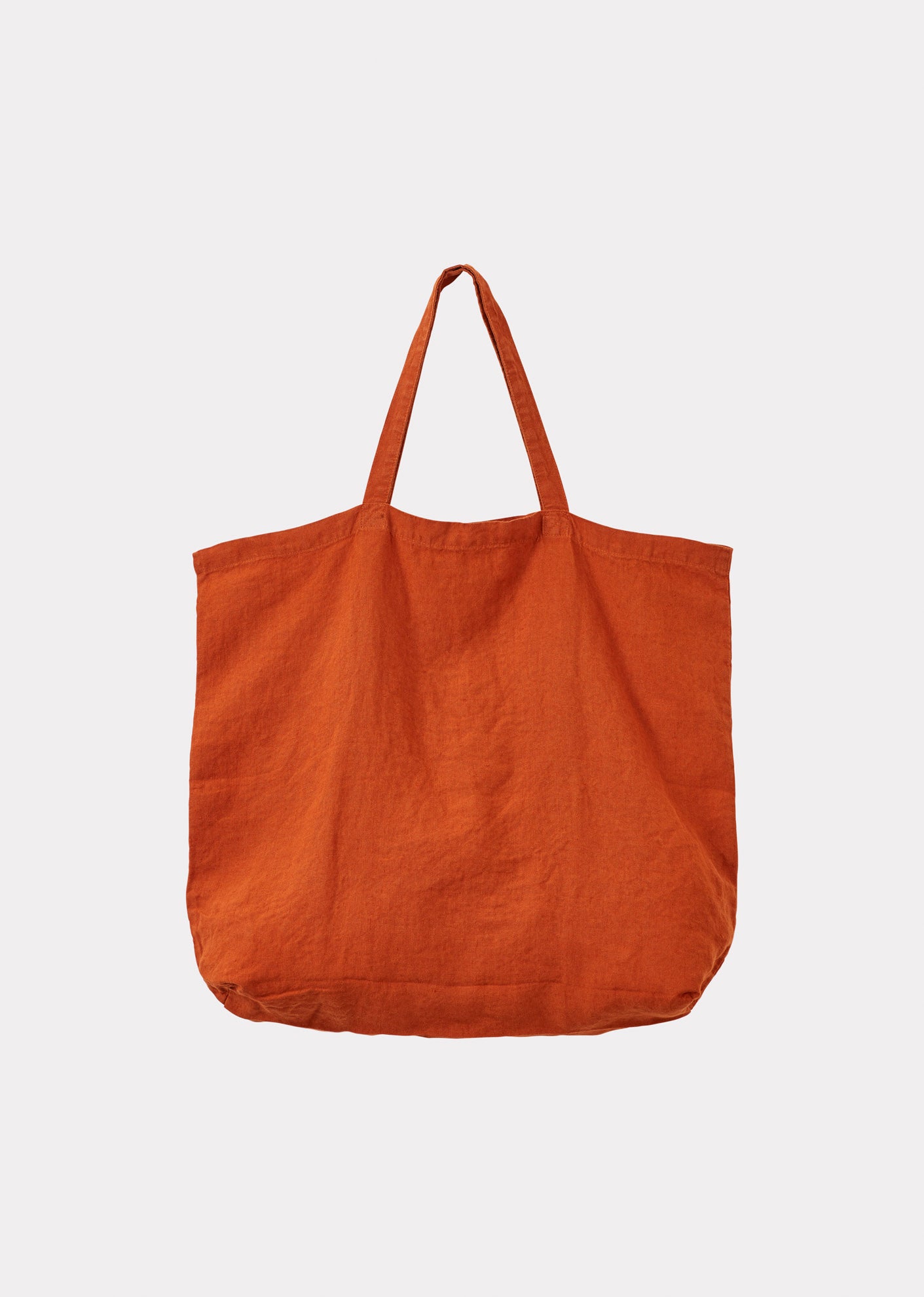 LINEN BAG - BURNT ORANGE