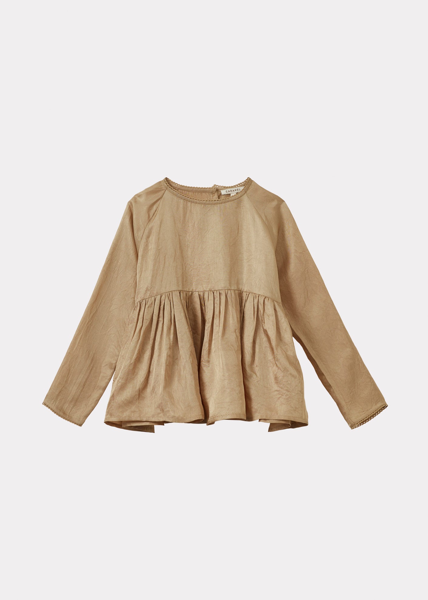 CALLIOPE PARTY BLOUSE - TOFFEE