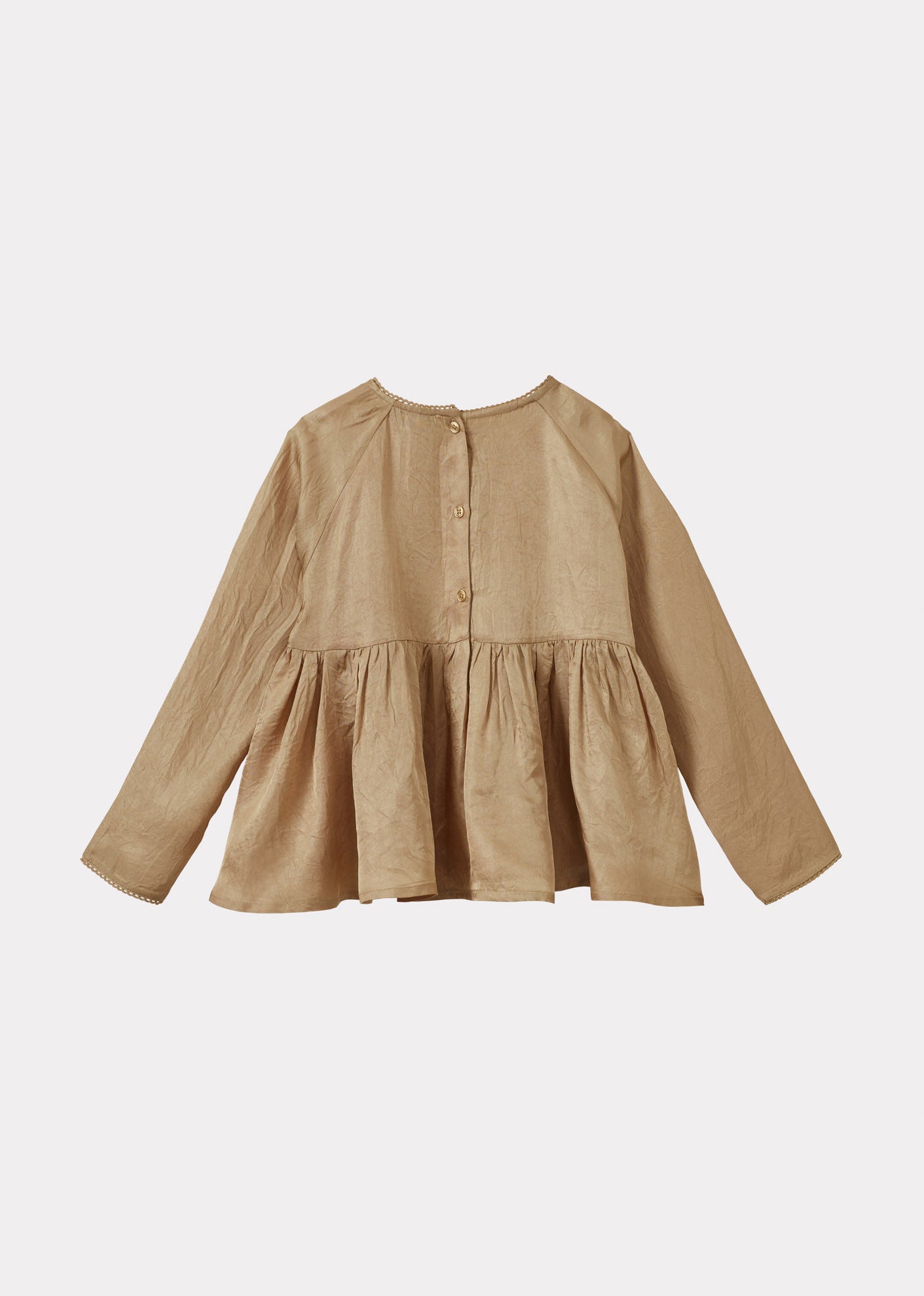 CALLIOPE PARTY BLOUSE - TOFFEE