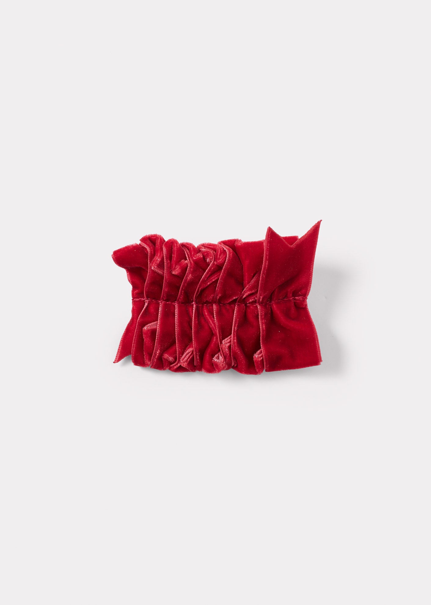 VINTAGE VELVET PARTY HAIRCLIP - RUBY