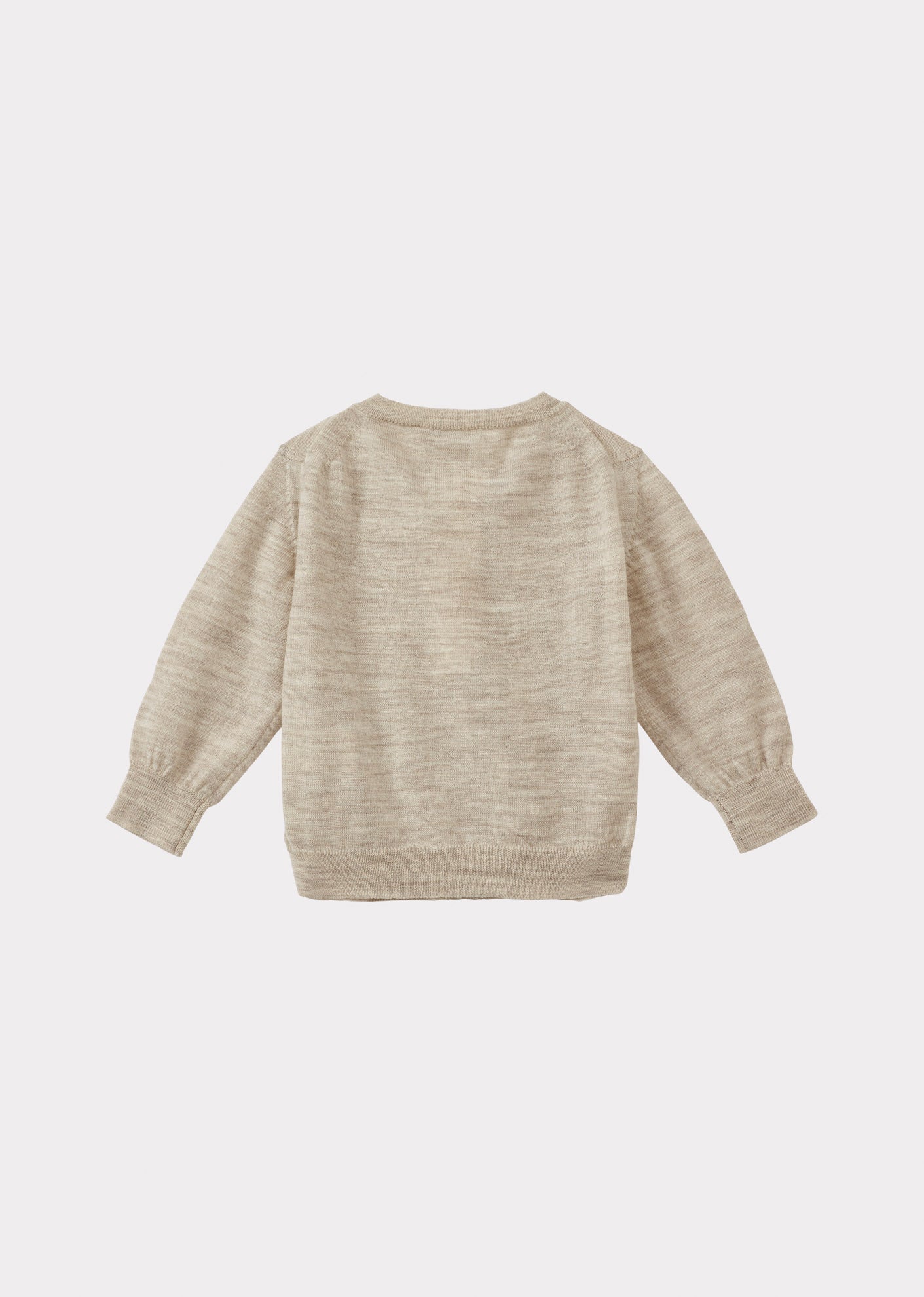 WILLOW BABY MERINO WOOL CARDIGAN - CREAM