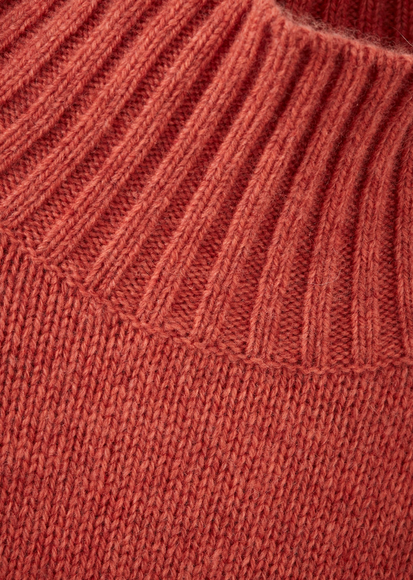 CERO CHILDREN'S WOOL MIX TURTLENECK - CORAL