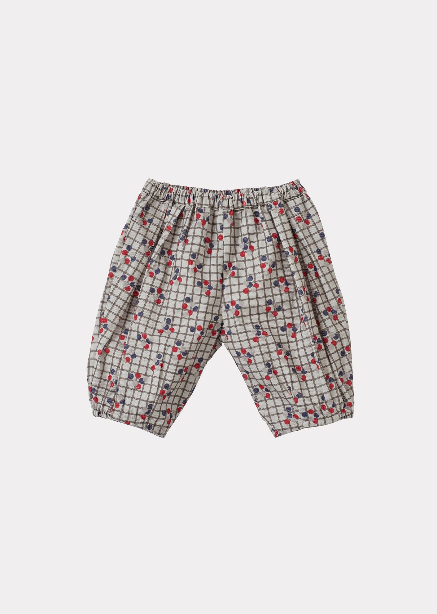 BOBBY BABY COTTON CORDUROY TROUSER - DOTTY CHECK