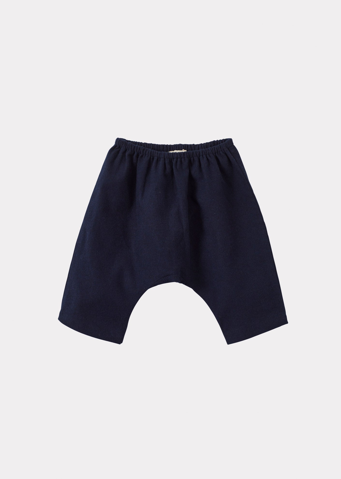 CLEMENT BABY COTTON TOP AND TROUSERS SET - NAVY