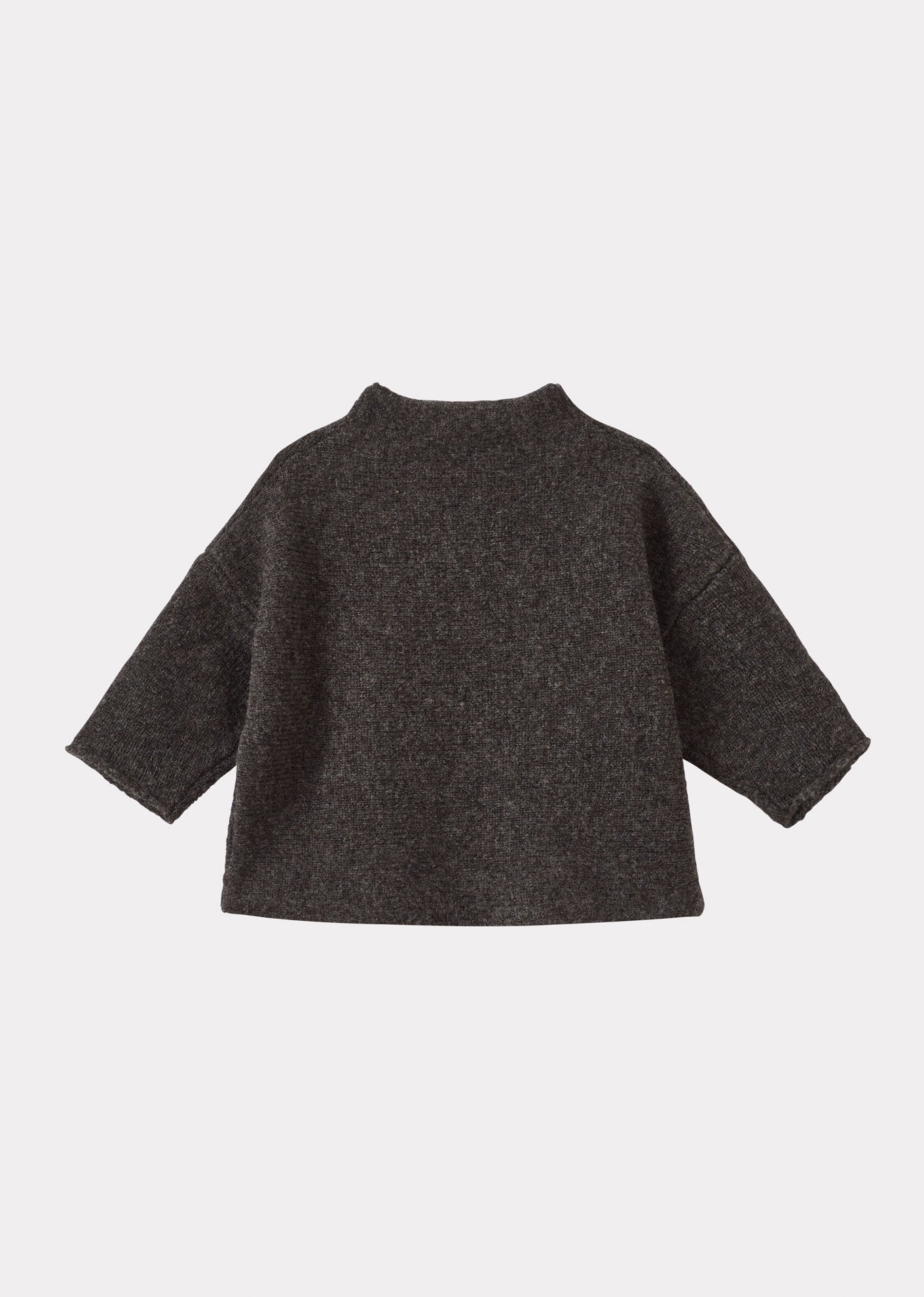 ANTONIA BABY WOOL JUMPER - CHARCOAL