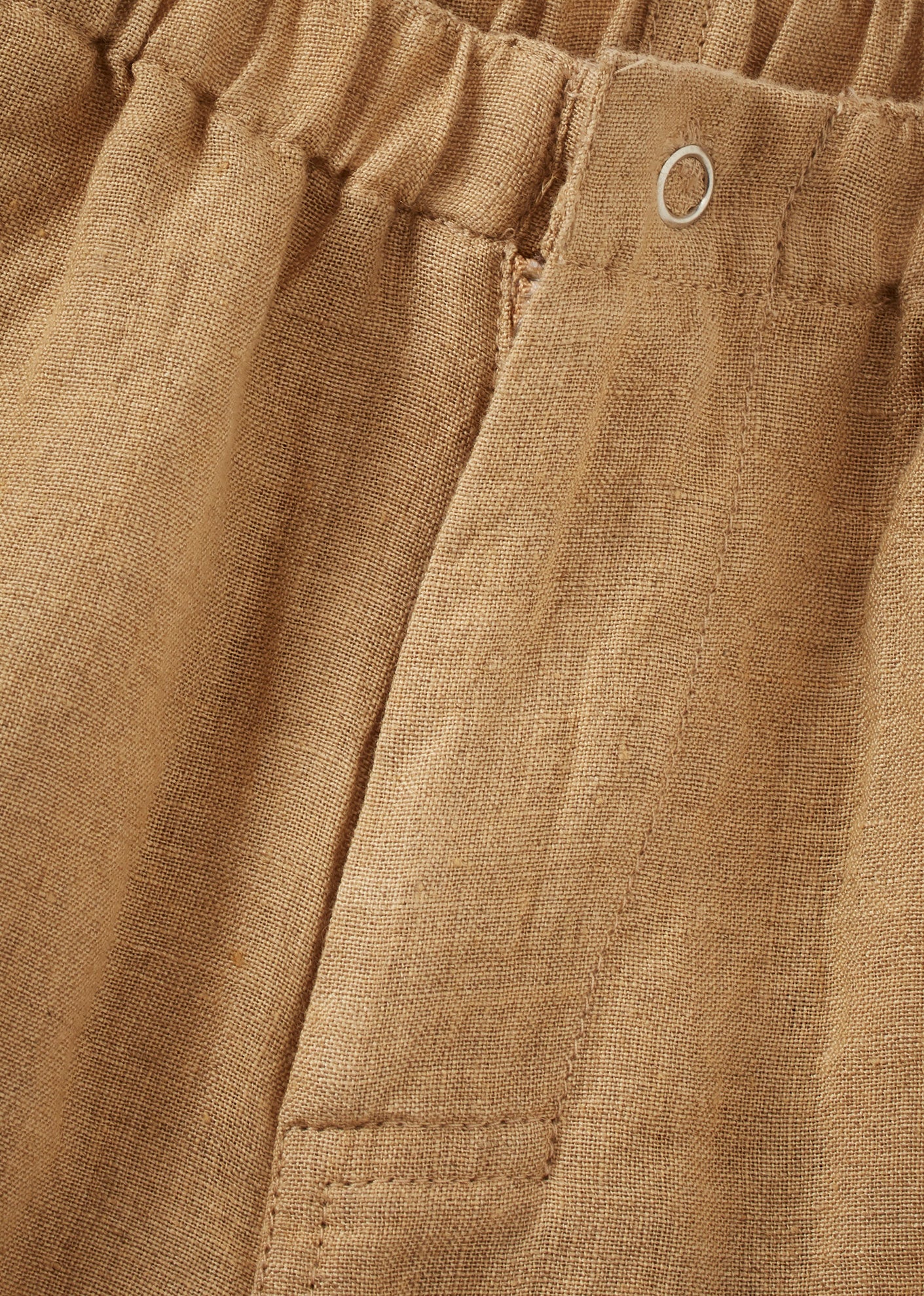 BAMBOO CHILDREN'S SHIRT AND SHORTS SET - MUSTARD