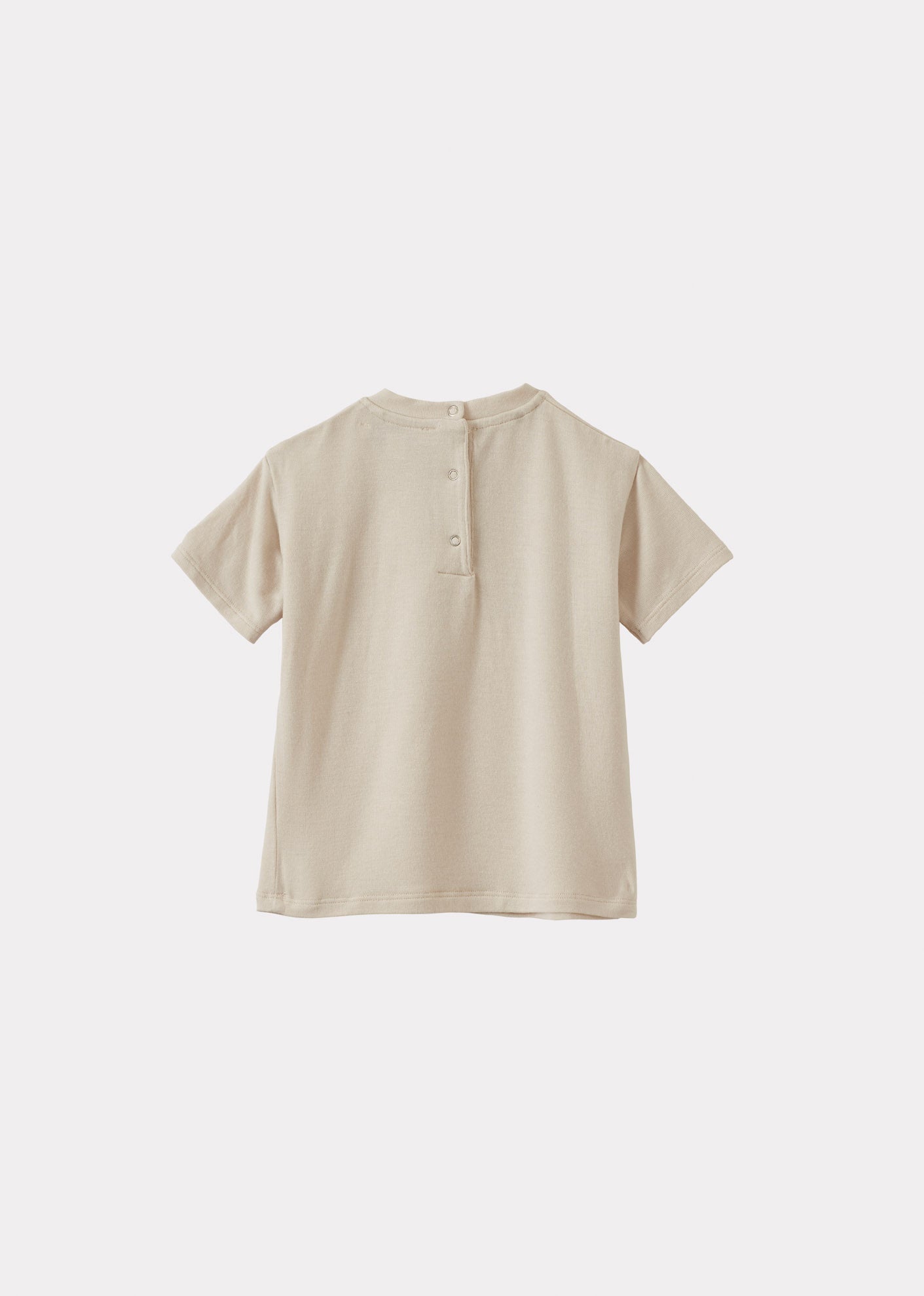 AHIPA BABY COTTON T-SHIRT - ECRU