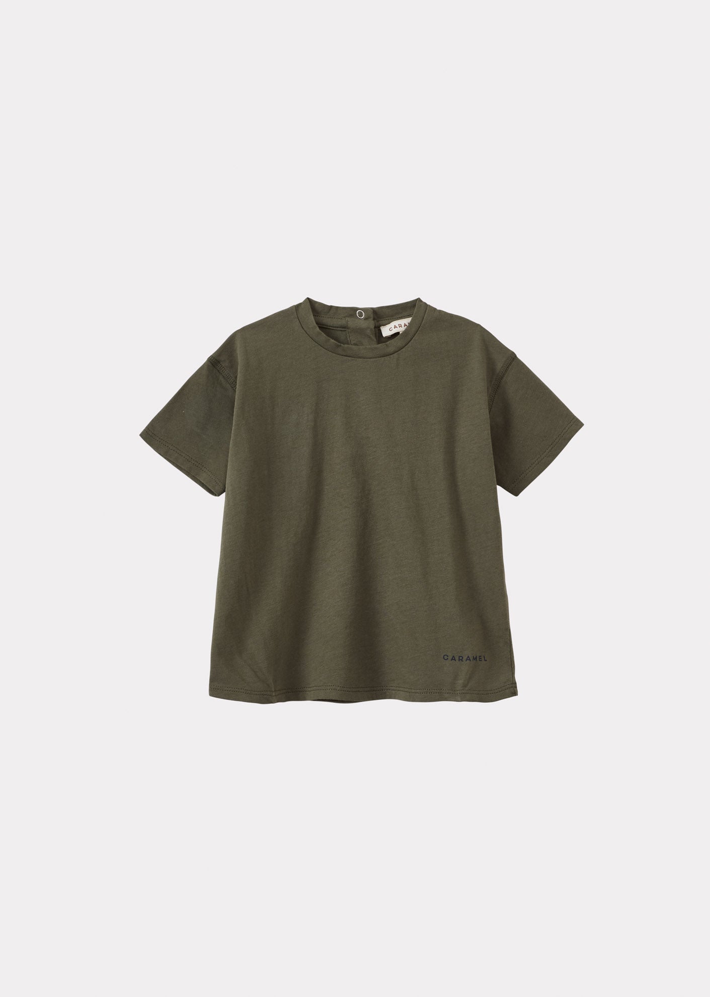 AHIPA BABY COTTON T-SHIRT - KHAKI