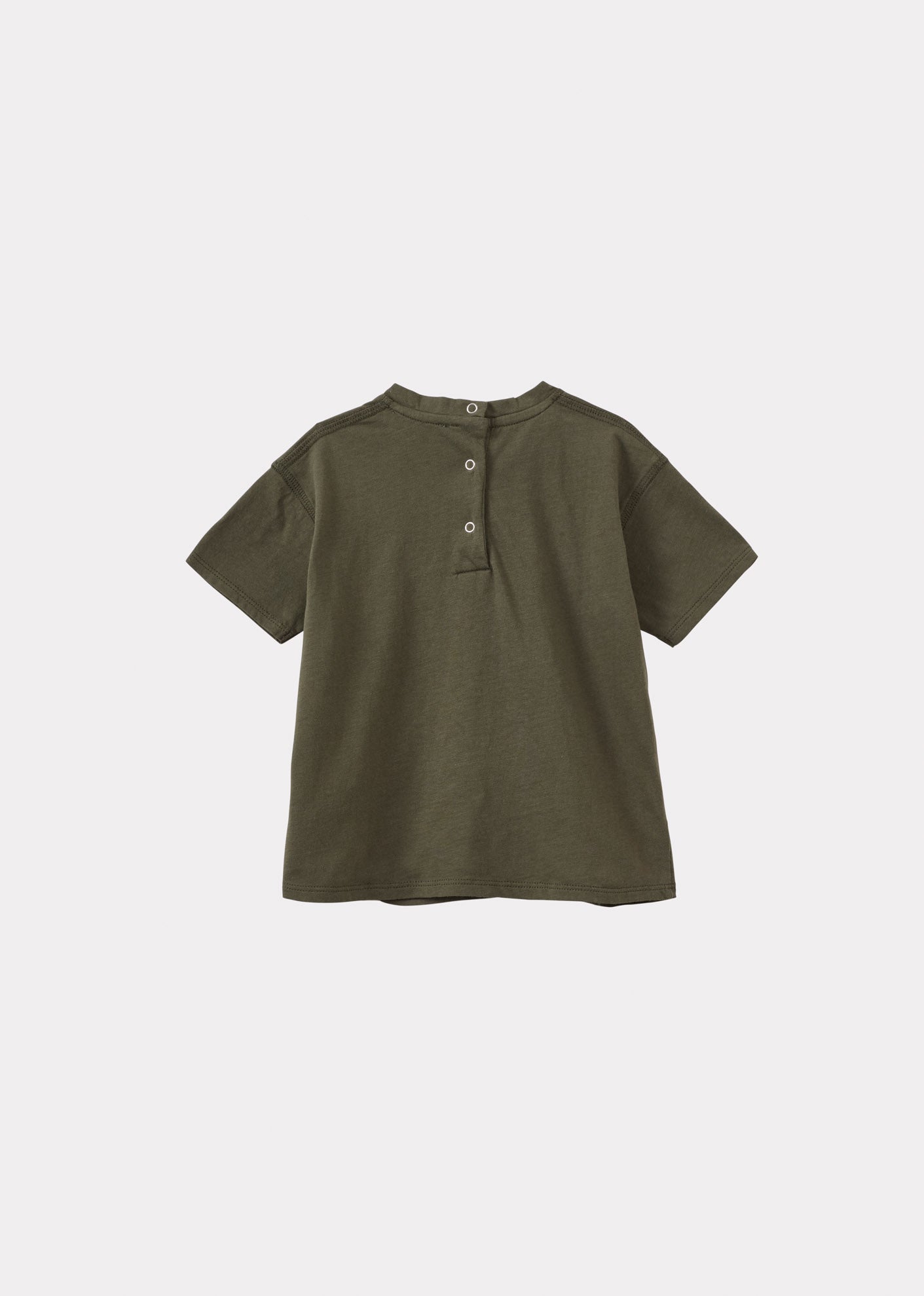 AHIPA BABY COTTON T-SHIRT - KHAKI