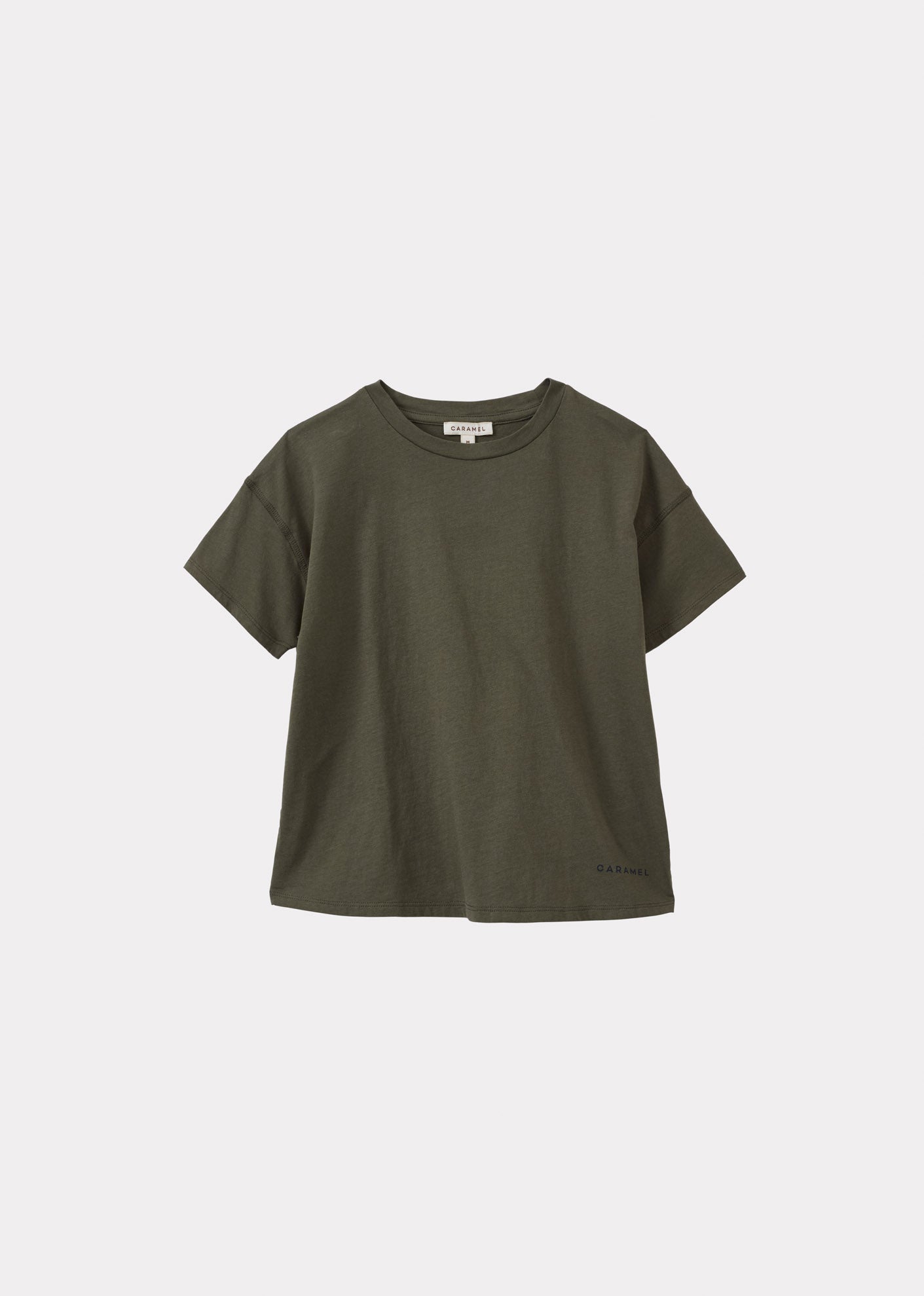AHIPA CHILDREN'S COTTON T-SHIRT - KHAKI